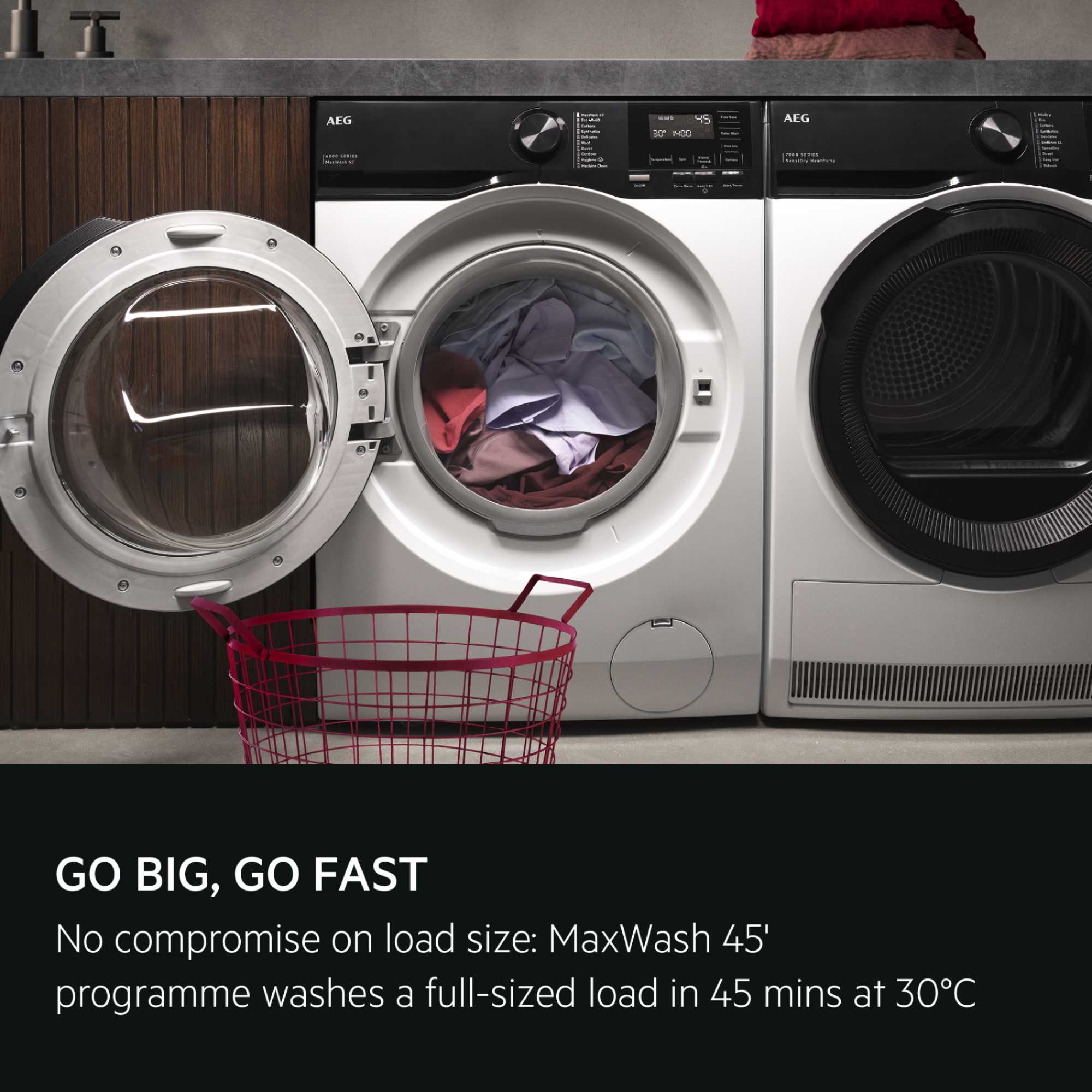 Series 6000 8kg 1400rpm Washing Machine - LFED61844B