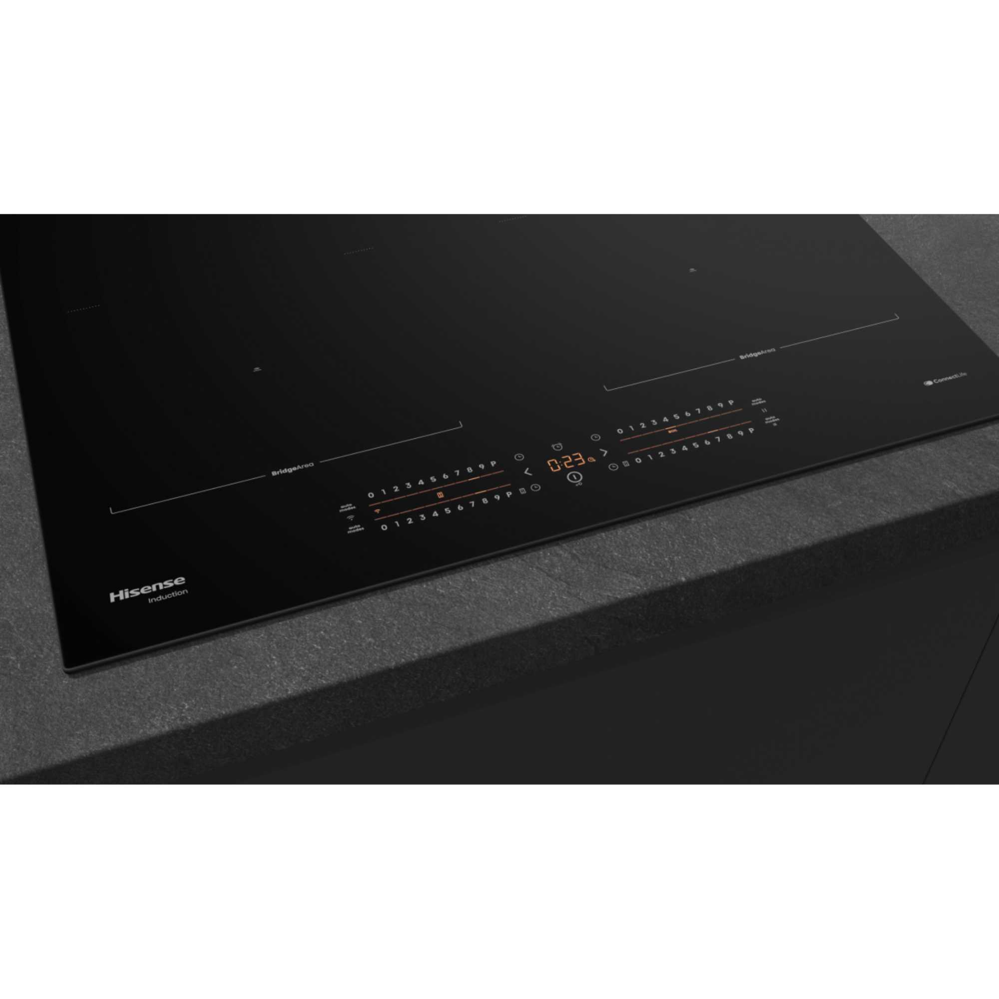 HI6442BSCWF Hi6 60cm 4 Zone Induction Hob - Black