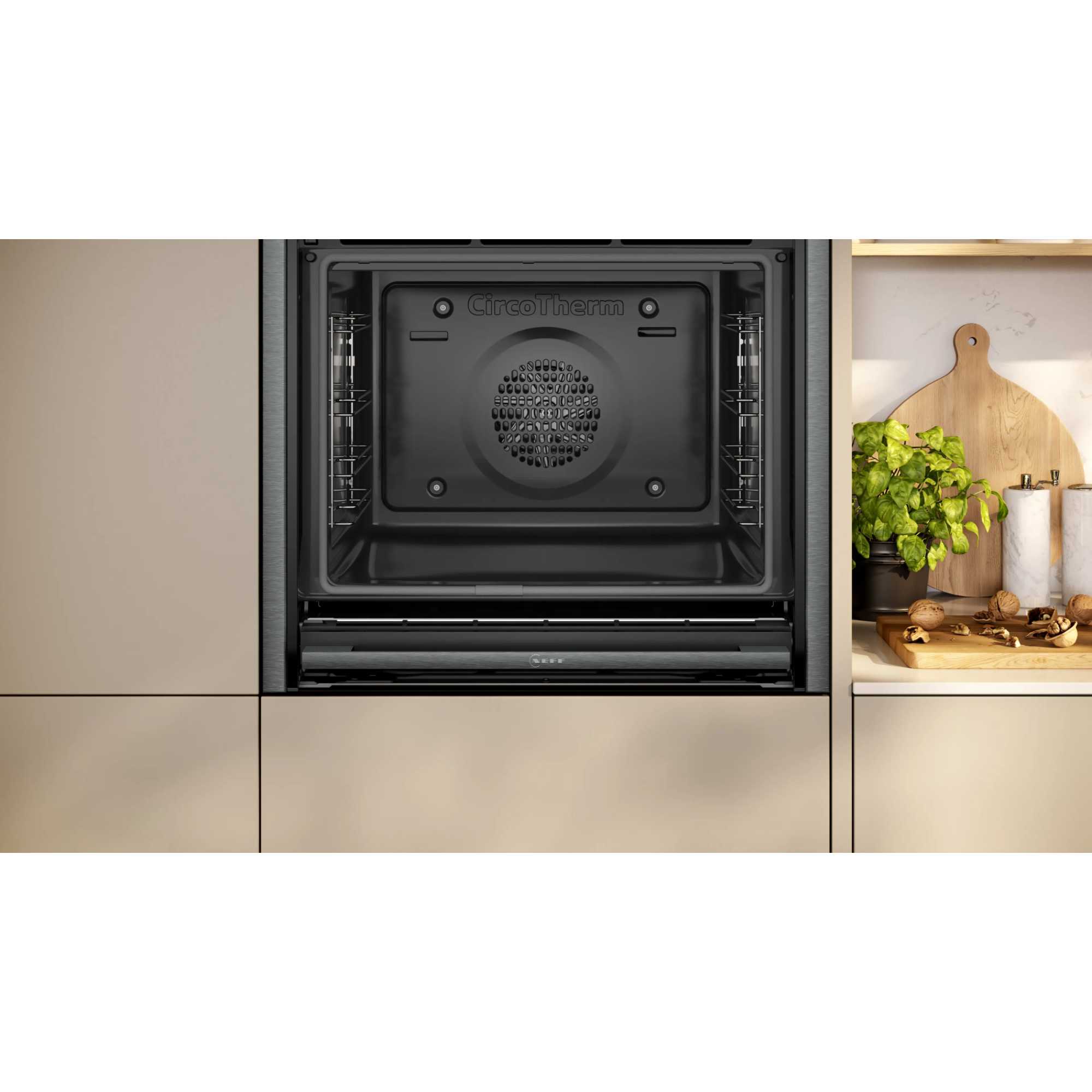 N 70 B54CR71G0B Slide&Hide Built-In Smart Single Oven - Graphite Grey