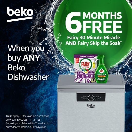 Beko free gift with dishwasher purchase