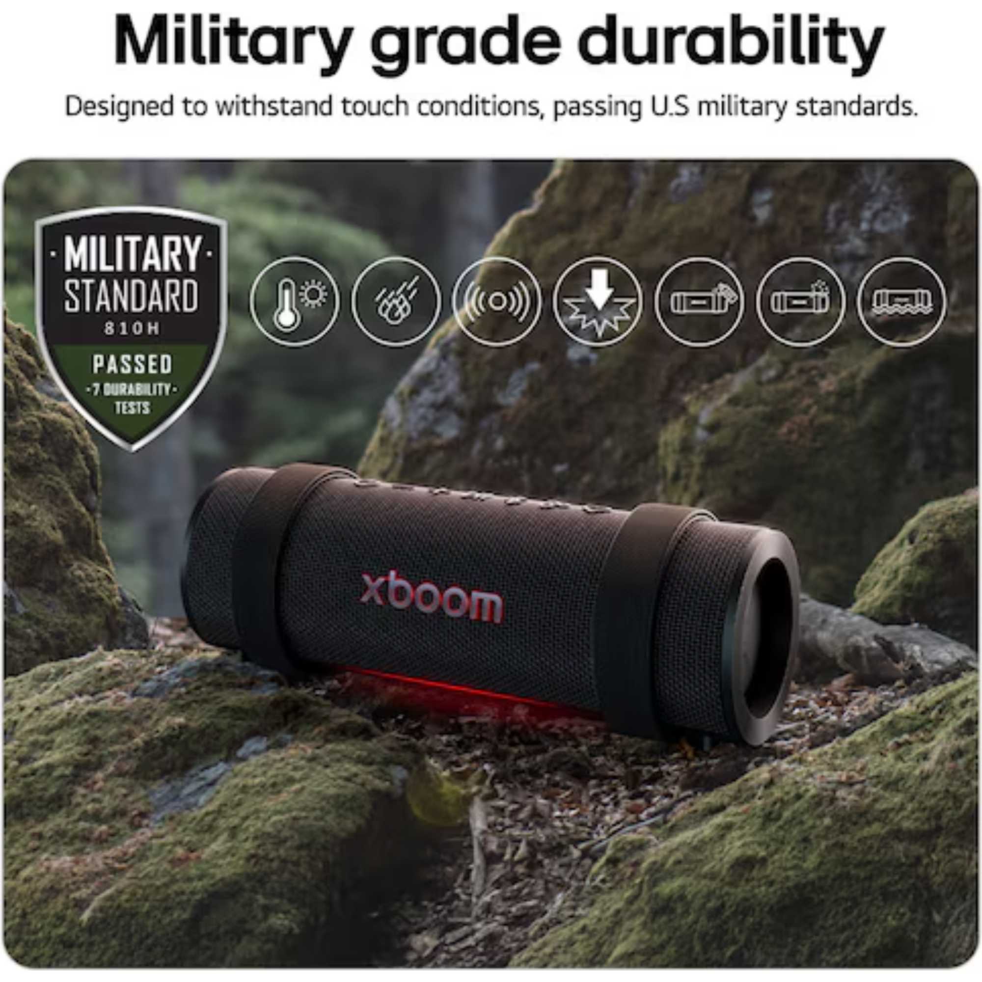 xboom Grab By will.i.am Bluetooth Speaker - Black