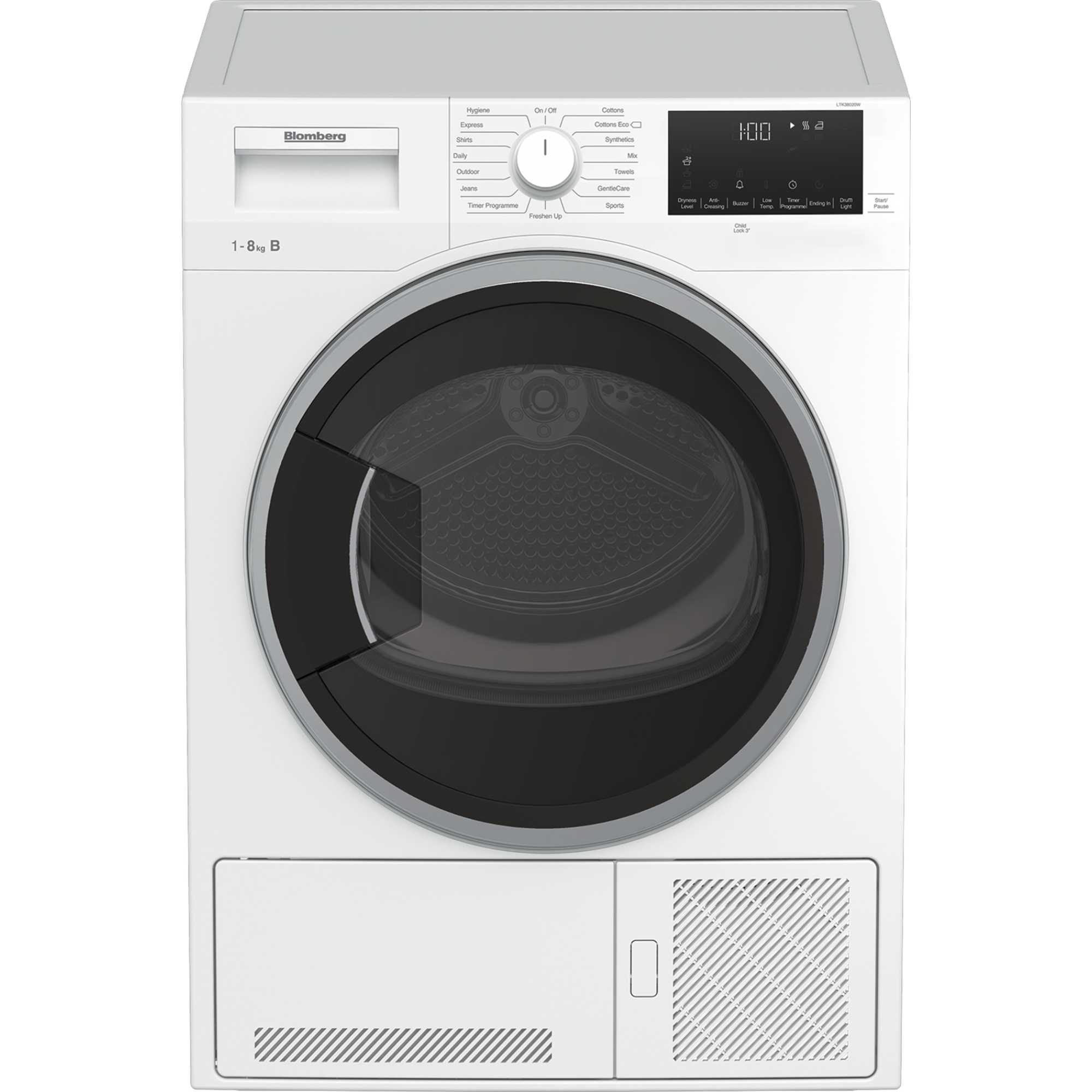 8kg Condenser Tumble Dryer - LTK38020W