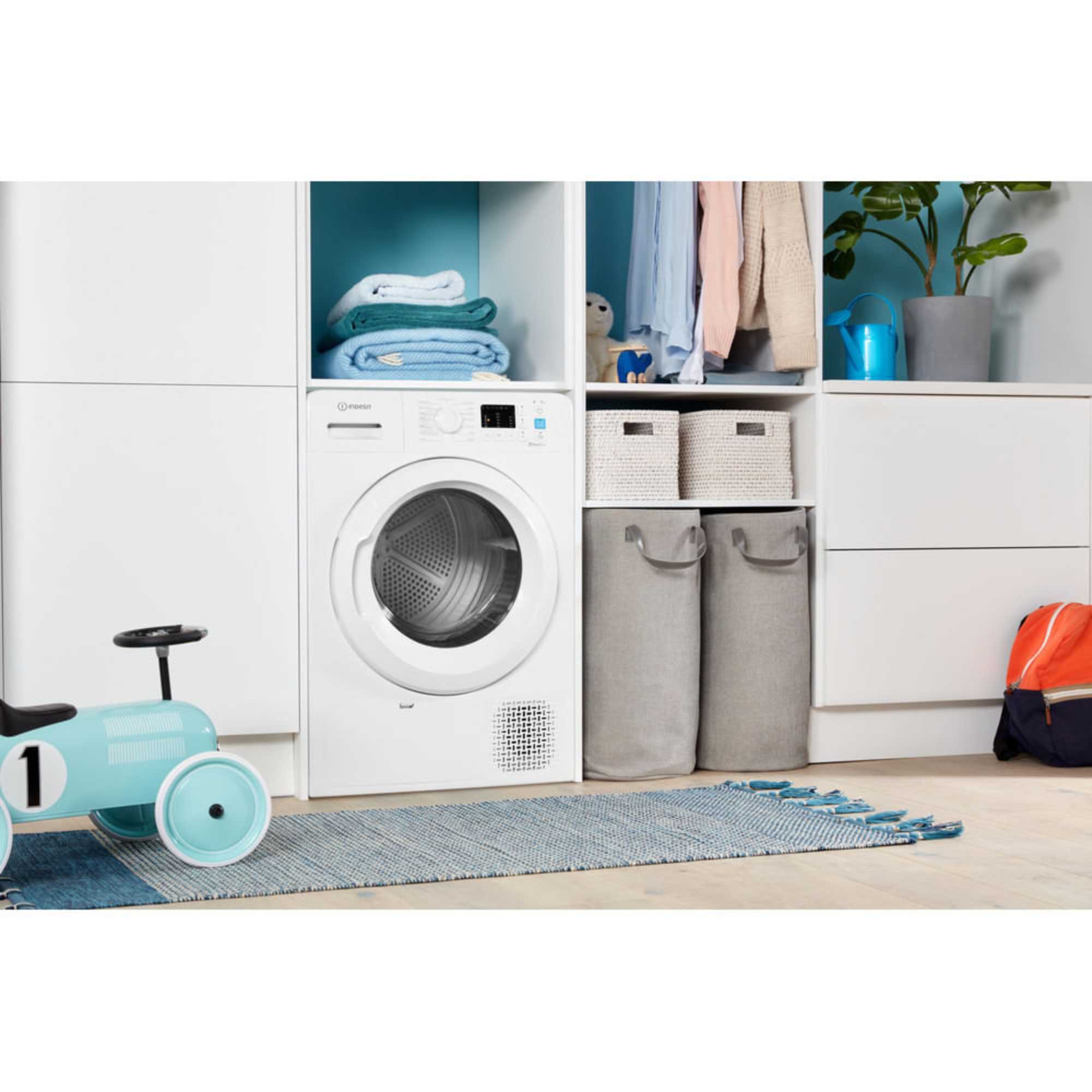 YT M10 71 R UK Push&Go 7kg Heat Pump Tumble Dryer - White