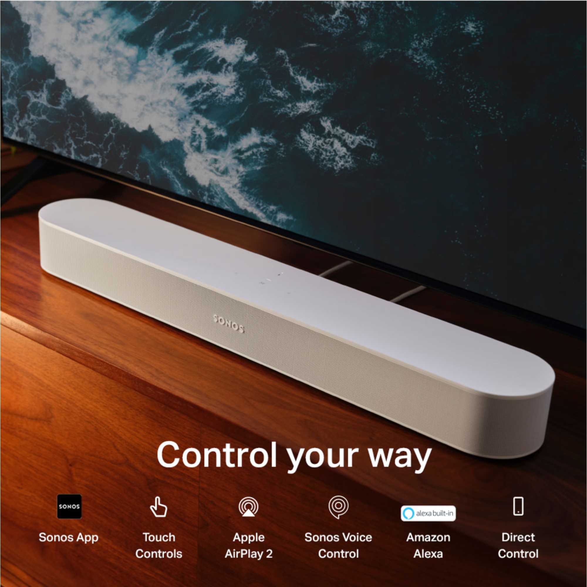 Beam Gen 2 Soundbar with Dolby Atmos & Voice Control