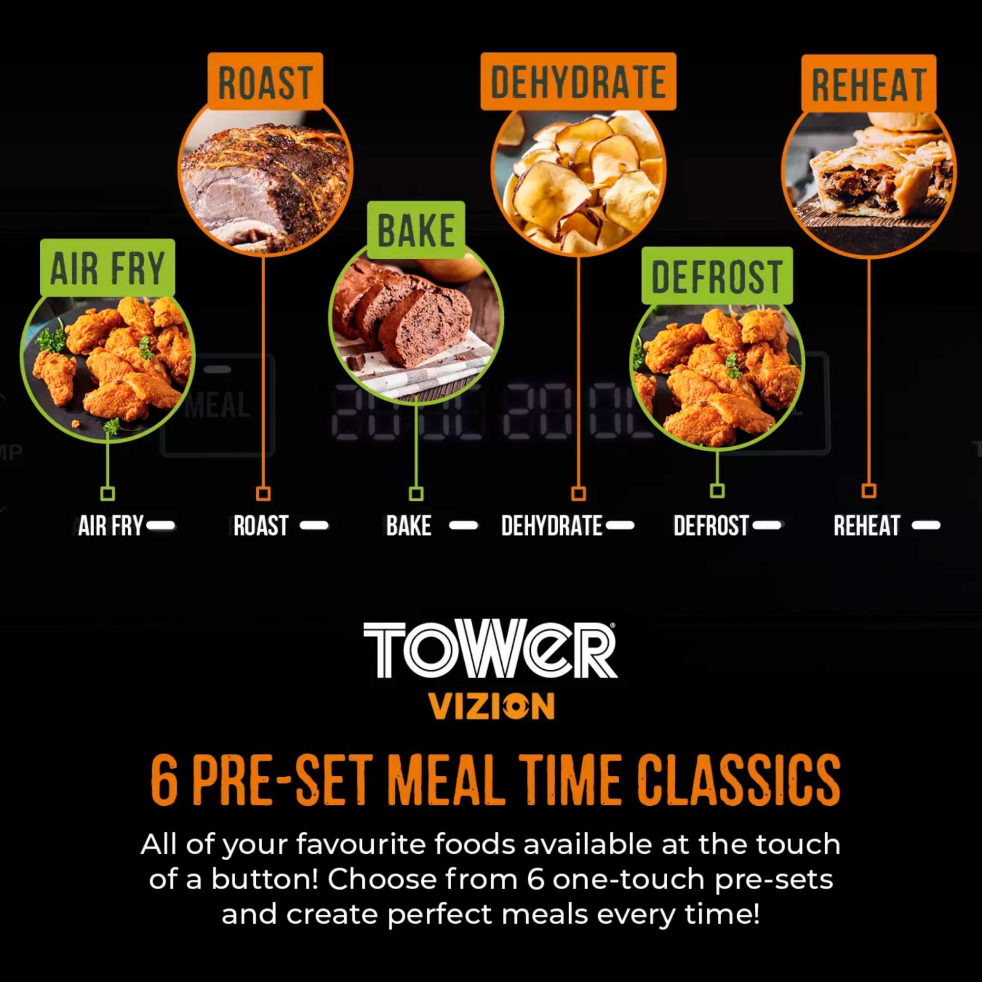 T17104 Vortx Vizion 8l Dual Basket Air Fryer