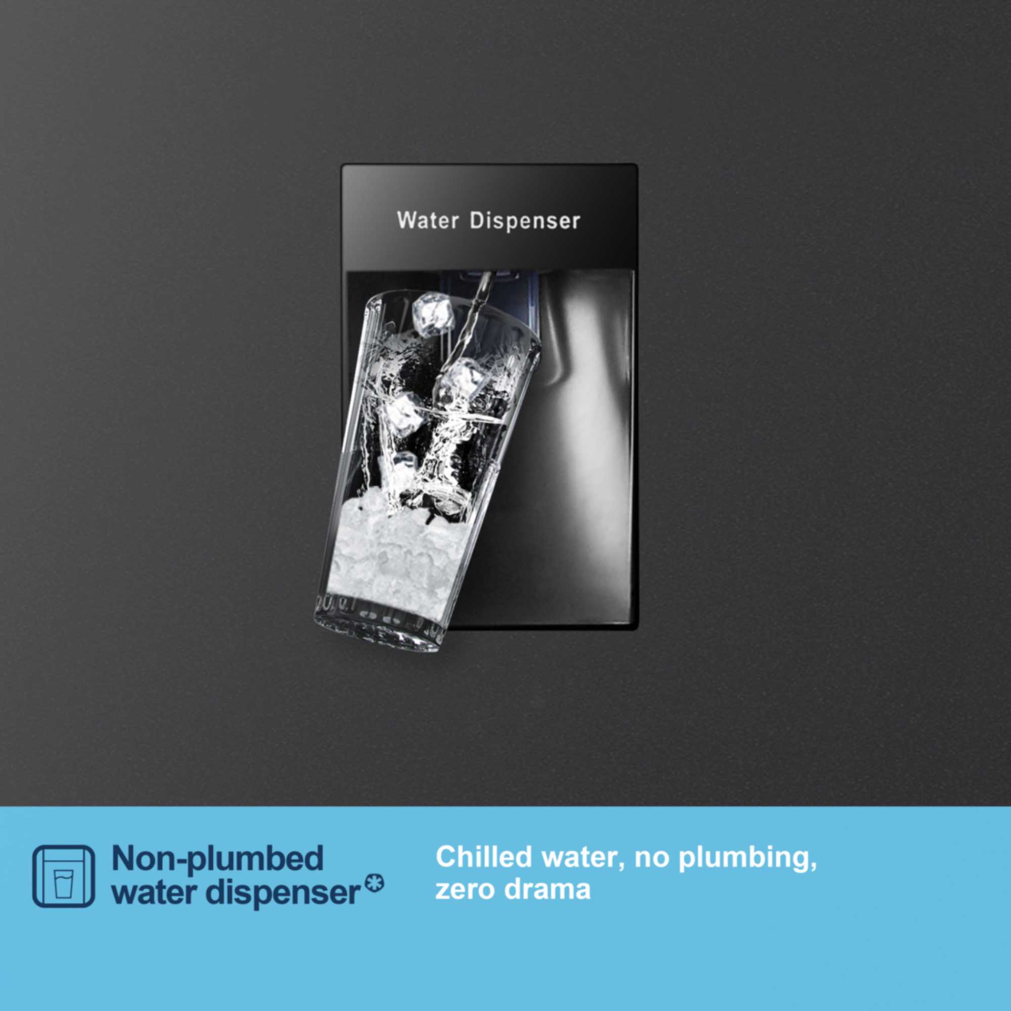 MC55240DEB 252l Fridge Freezer with Water Dispenser