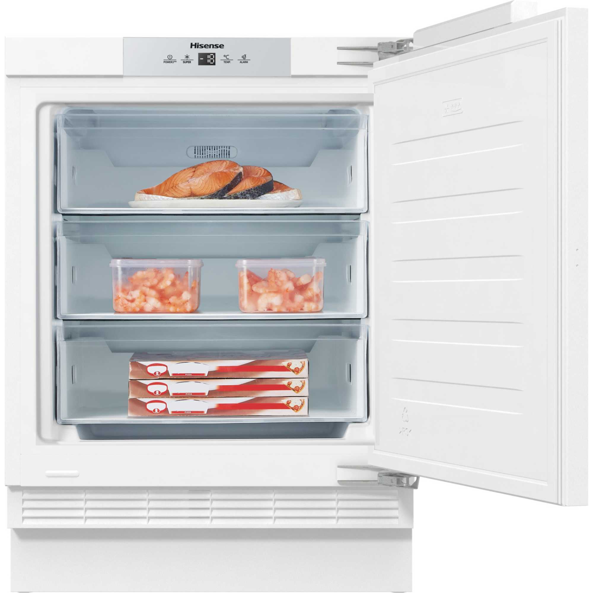Series 6 FUV124D4AWE 101L Built-in Freezer - White