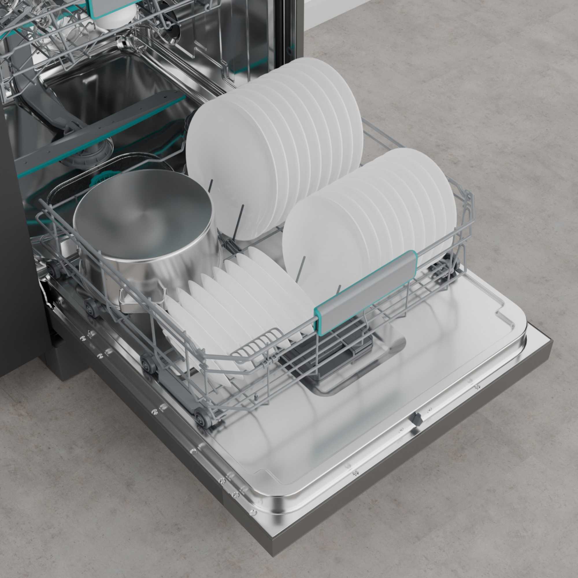 HS663A90XUK Freestanding Dishwasher 16 Place Settings with AutoDry - S/Steel