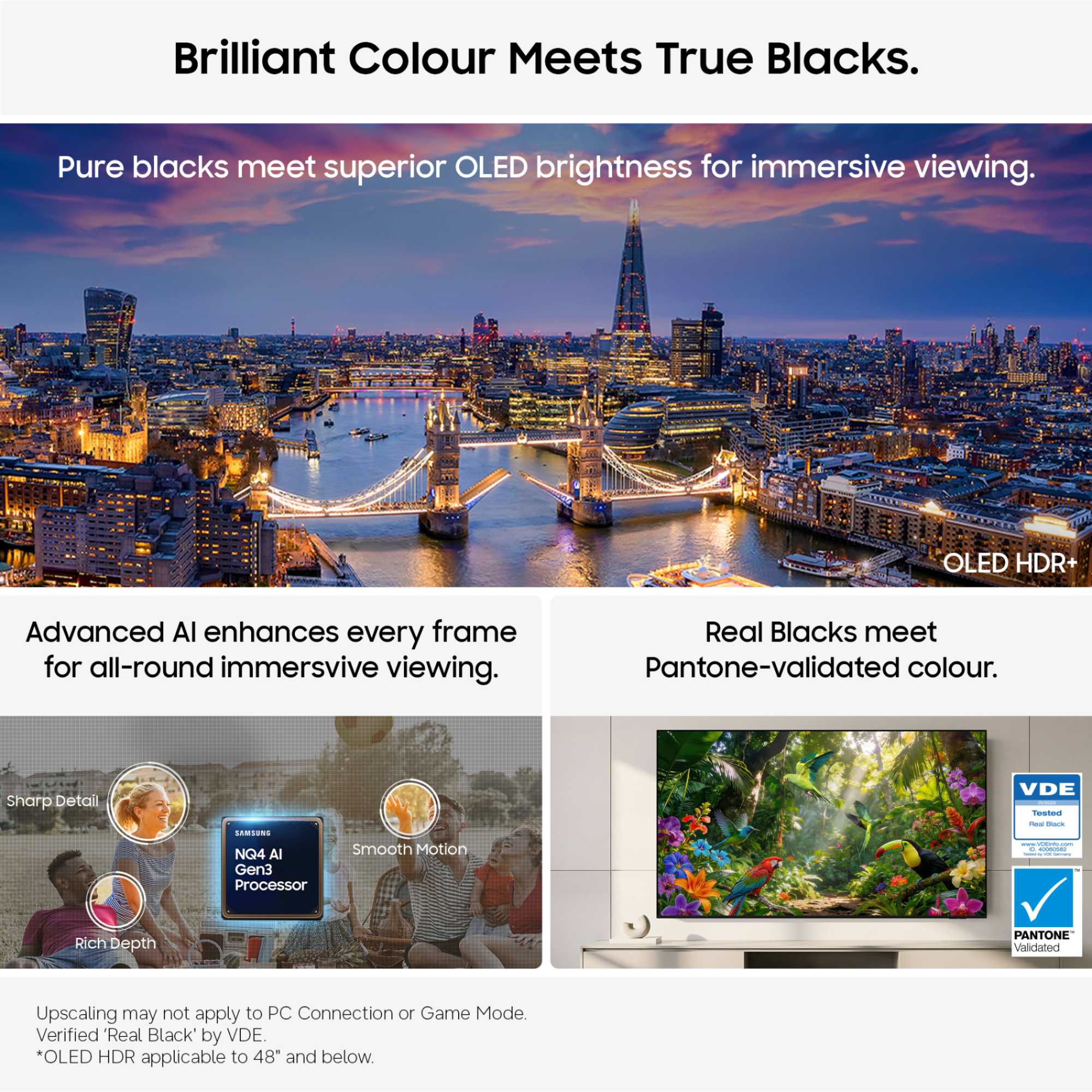 S90H 65" 4K Ultra HD OLED HDR Vision AI Smart TV - QE65S90H