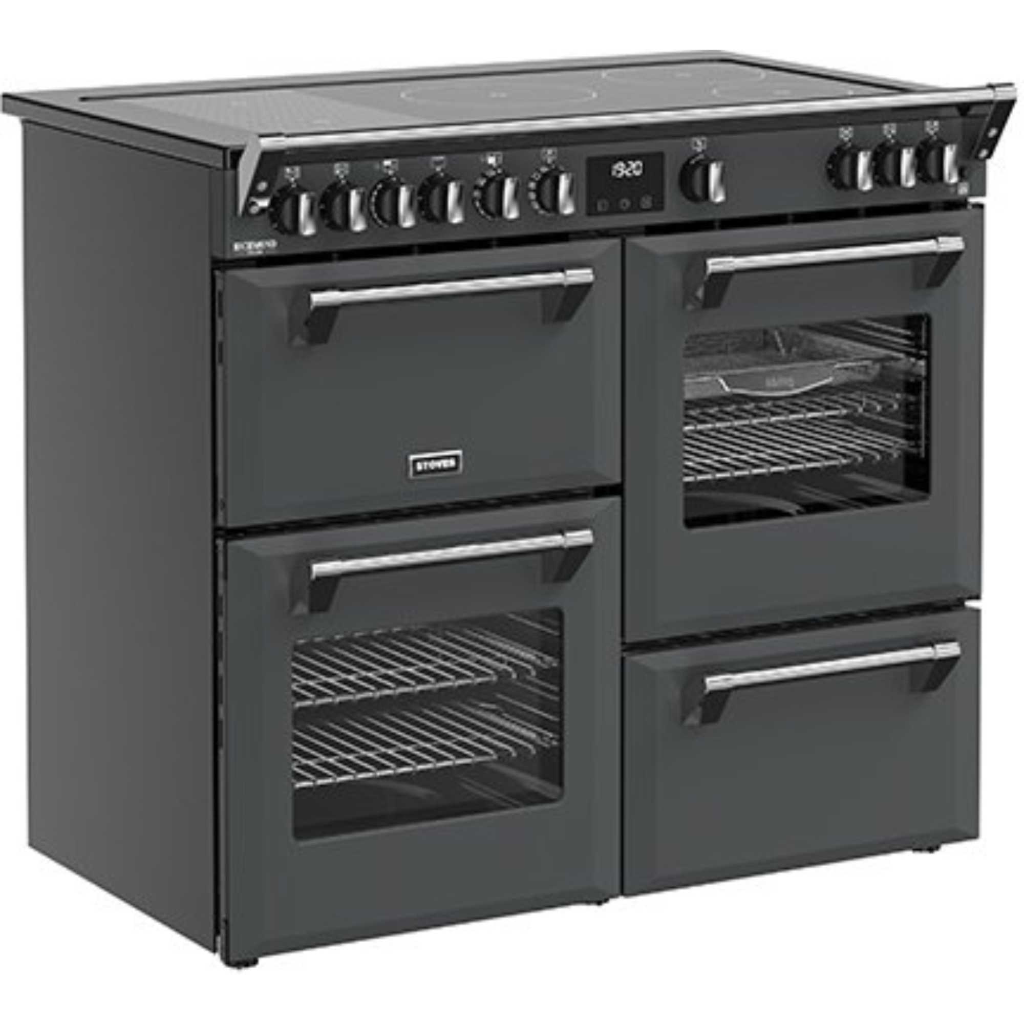 444412021 Richmond Deluxe 100Ei RTY Range Cooker - Anthracite