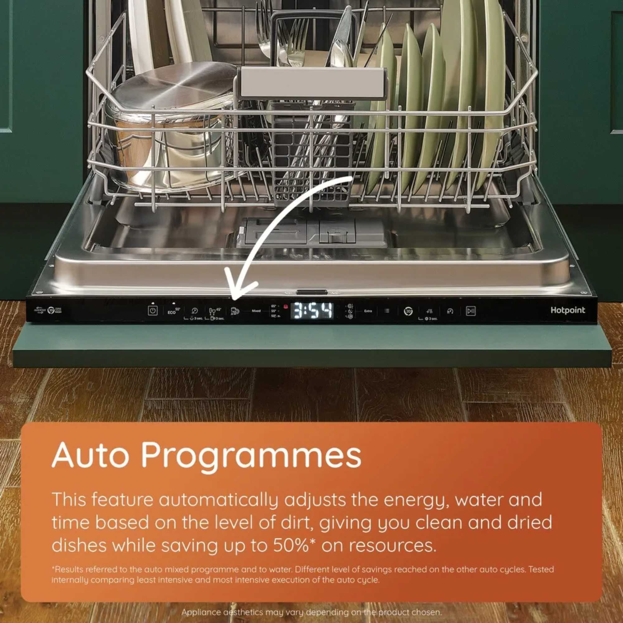 MaxiSpace 16 Place Setting Fully Integrated Dishwasher - H7IC16M6UK