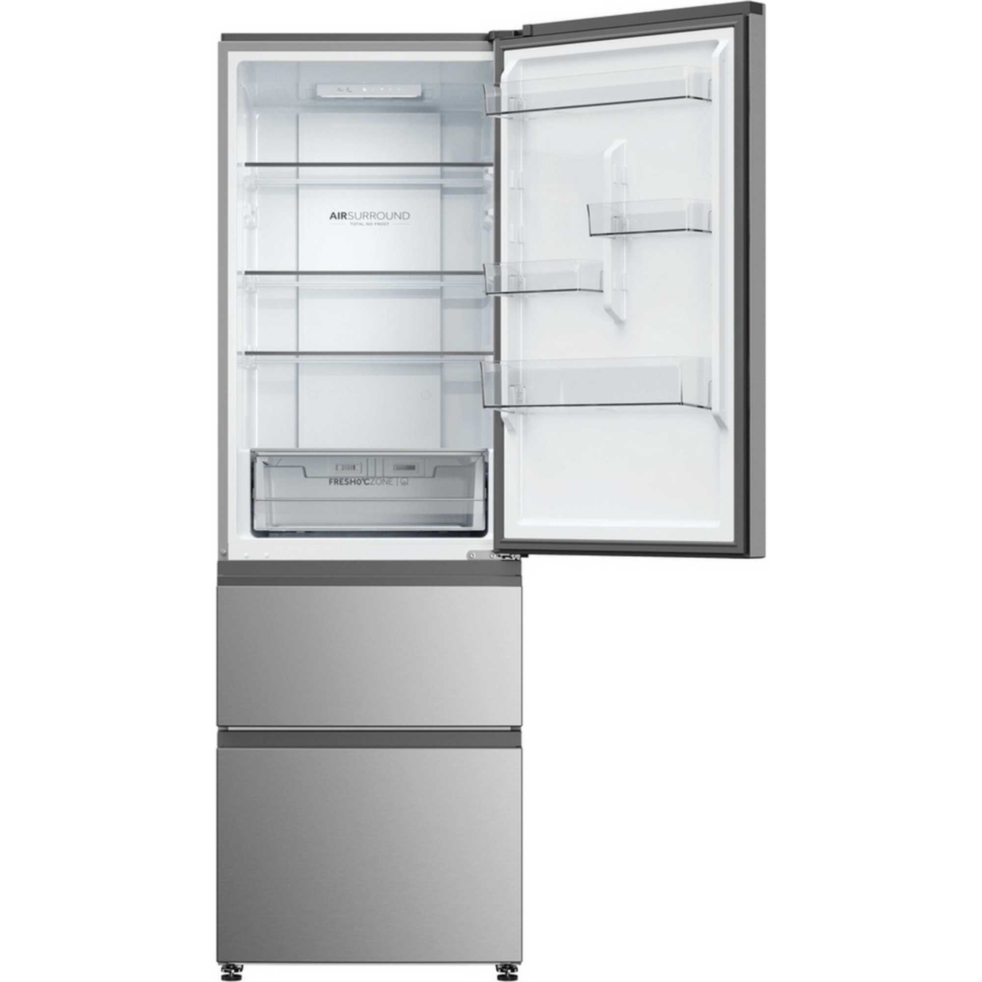 Fridge Freezer No Frost 60/40 - Silver - HTR3618DNMG