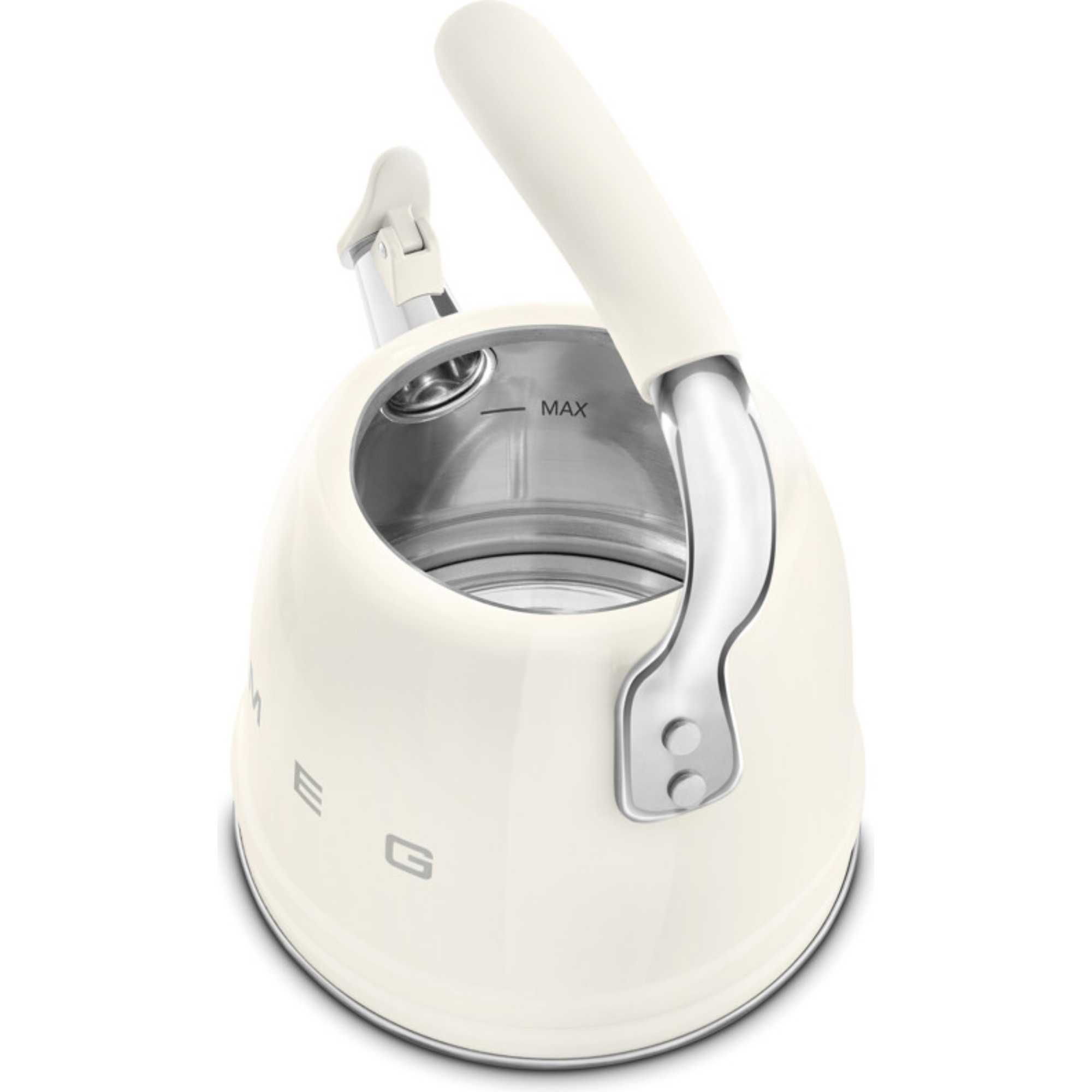 WKF01CR 2.3L 50s Style Whistling Kettle - Cream
