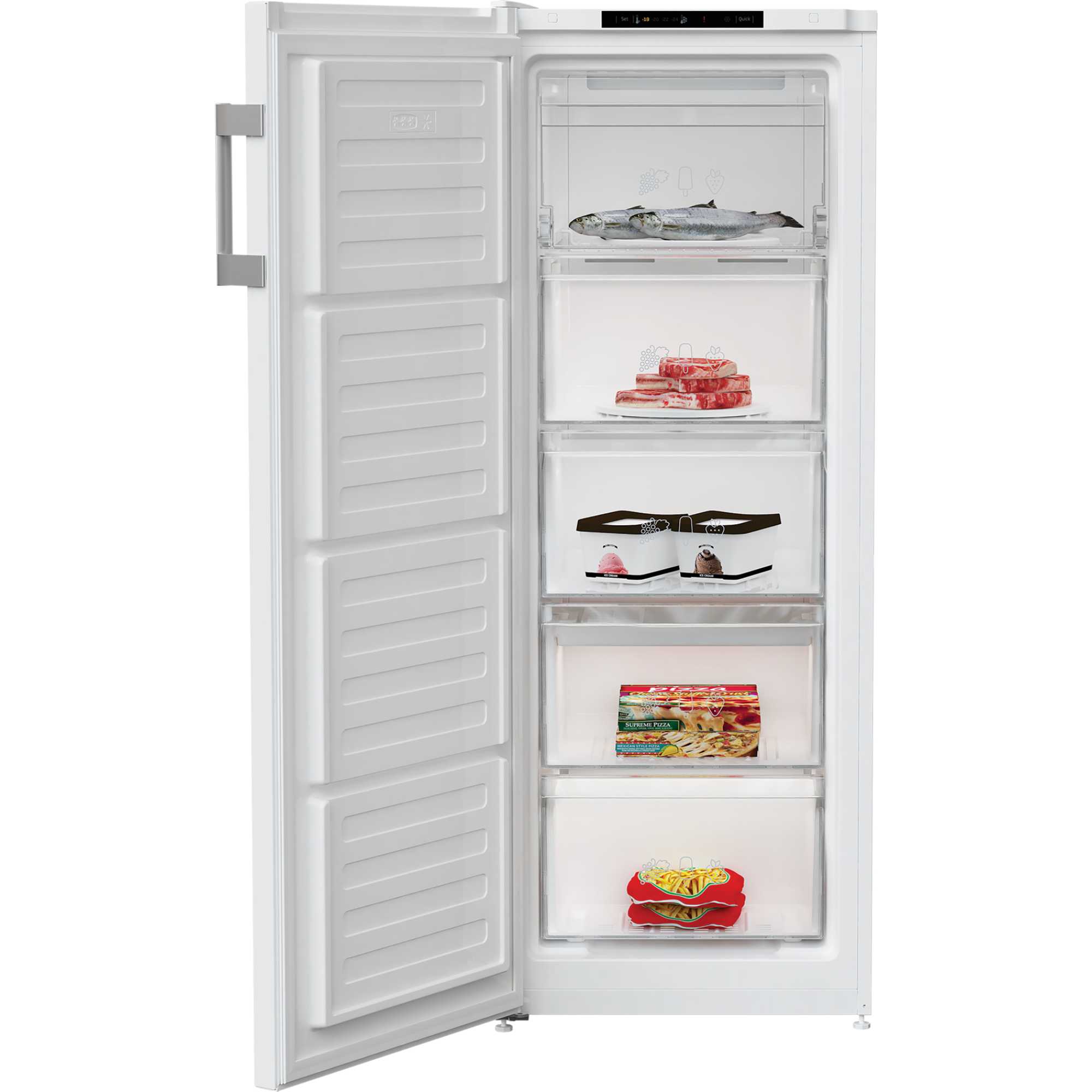 FNM455W 54cm Frost Free Tall Freezer - White