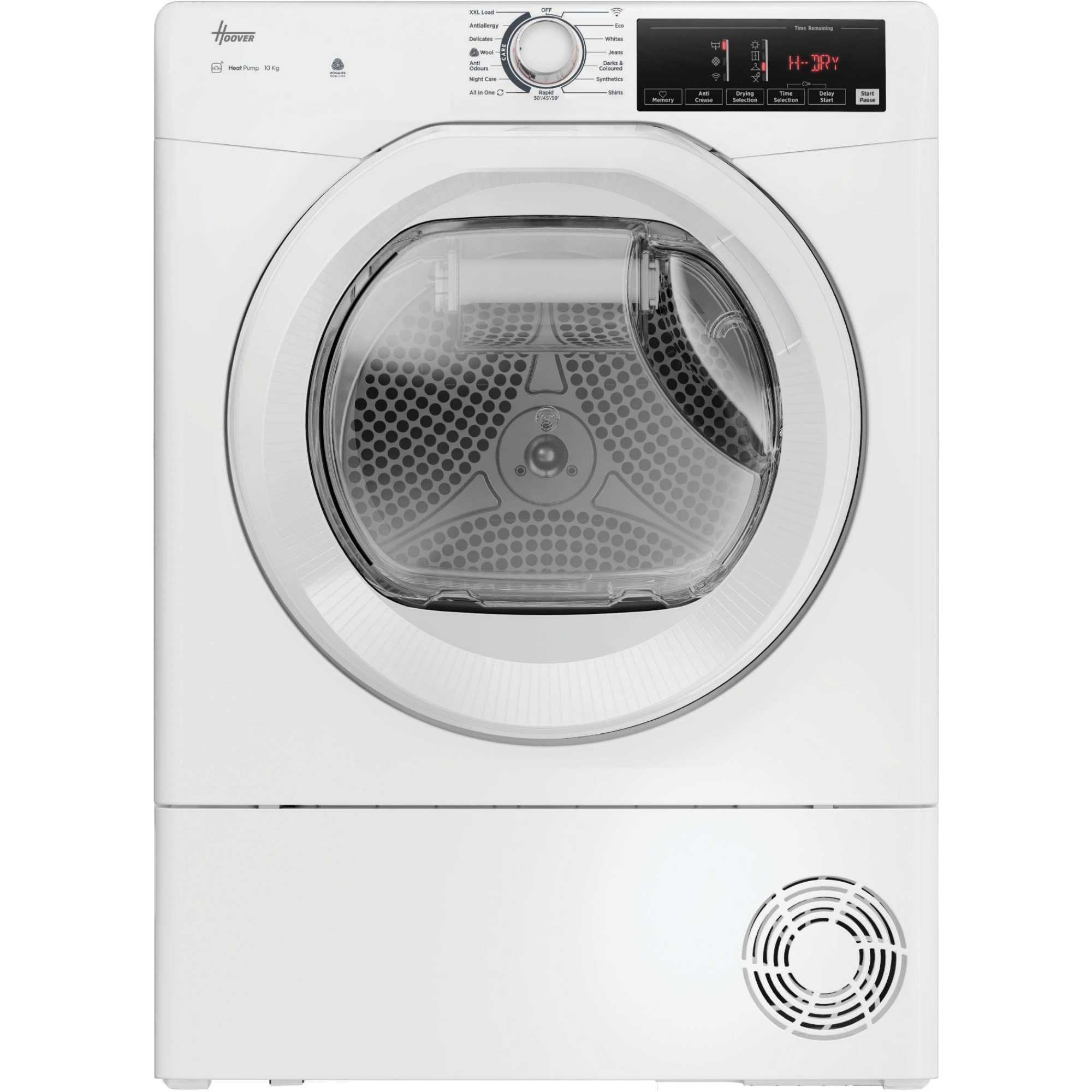 H-Dry 350 10kg Heat Pump Tumble Dryer - HRE H10N2TE-80