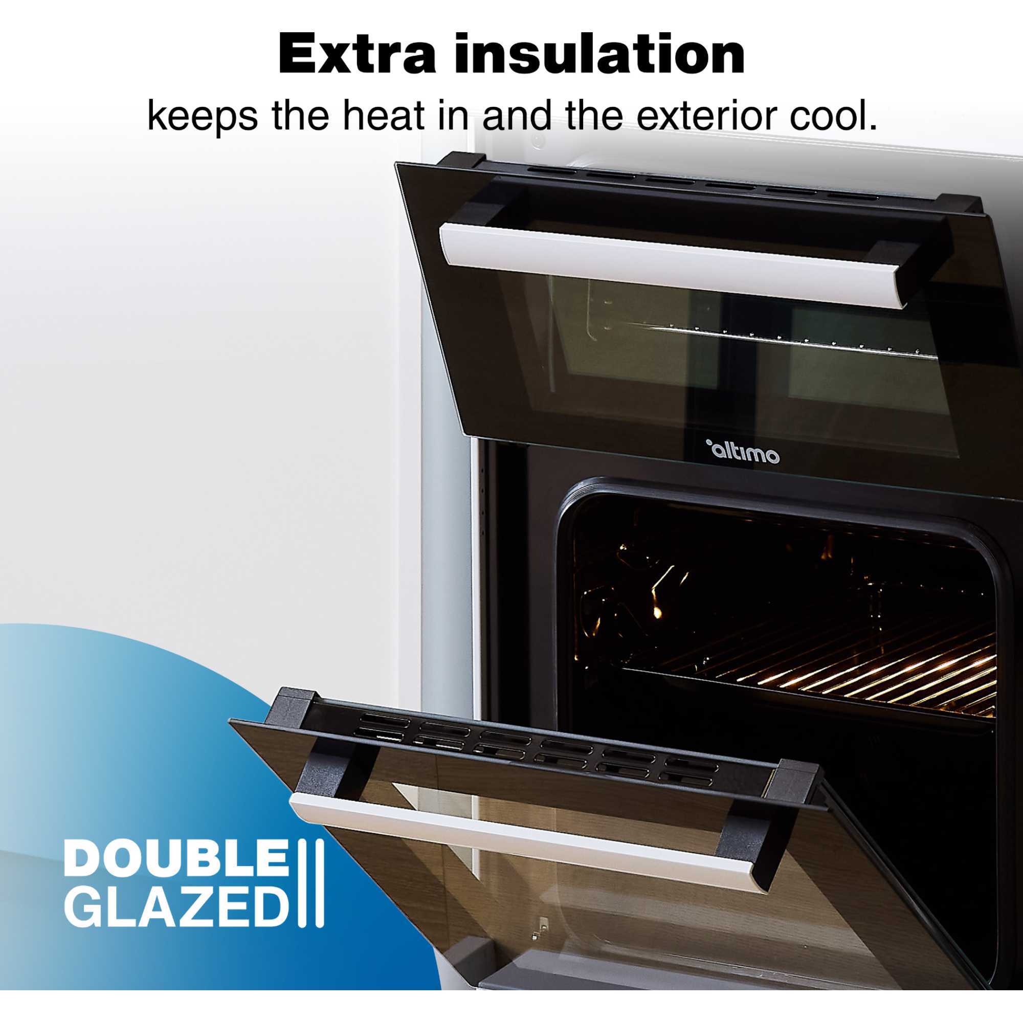 CETS502W 500mm Twin Cavity Freestanding Cooker
