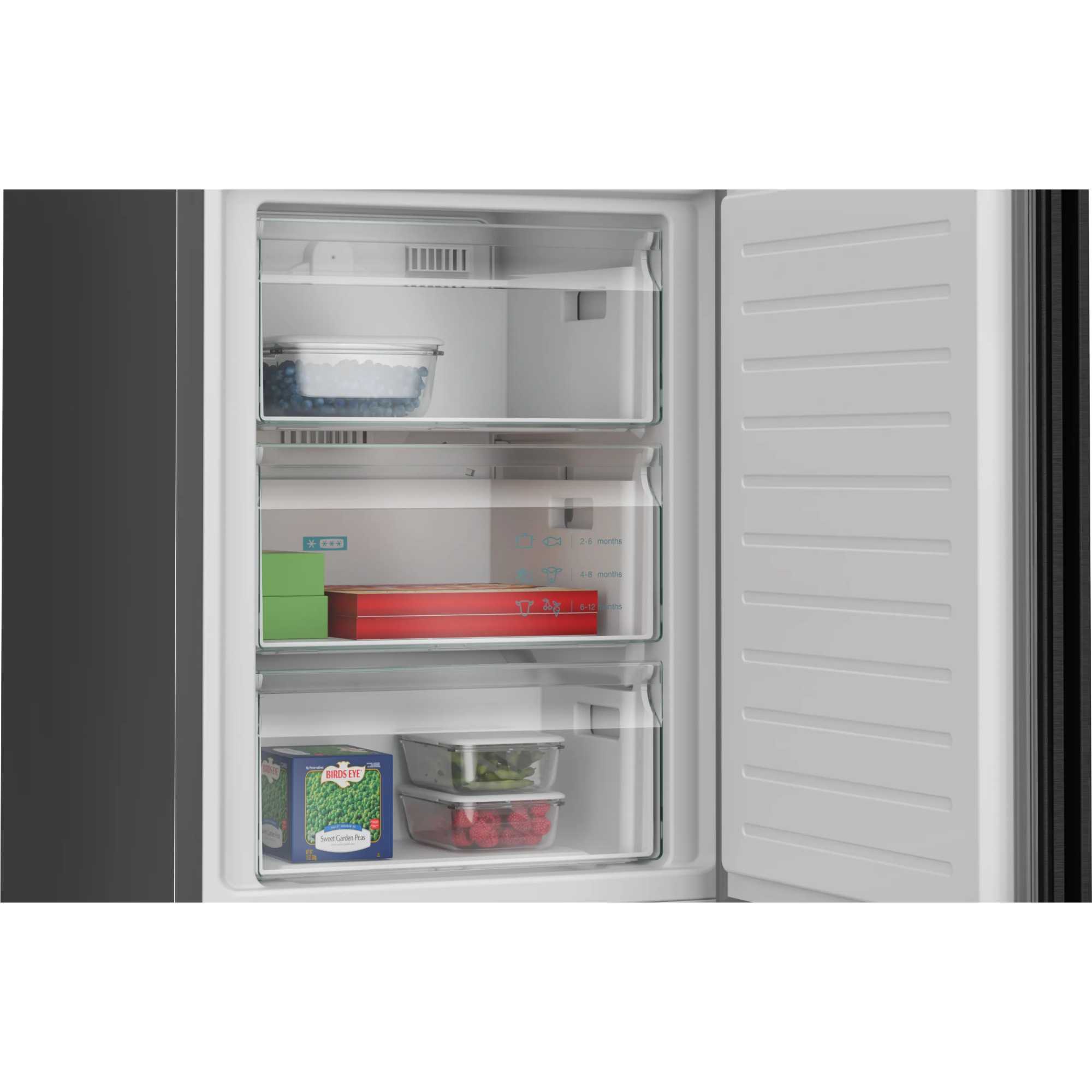 KG39NXXBF 363L Fridge Freezer Total noFrost - Black Steel