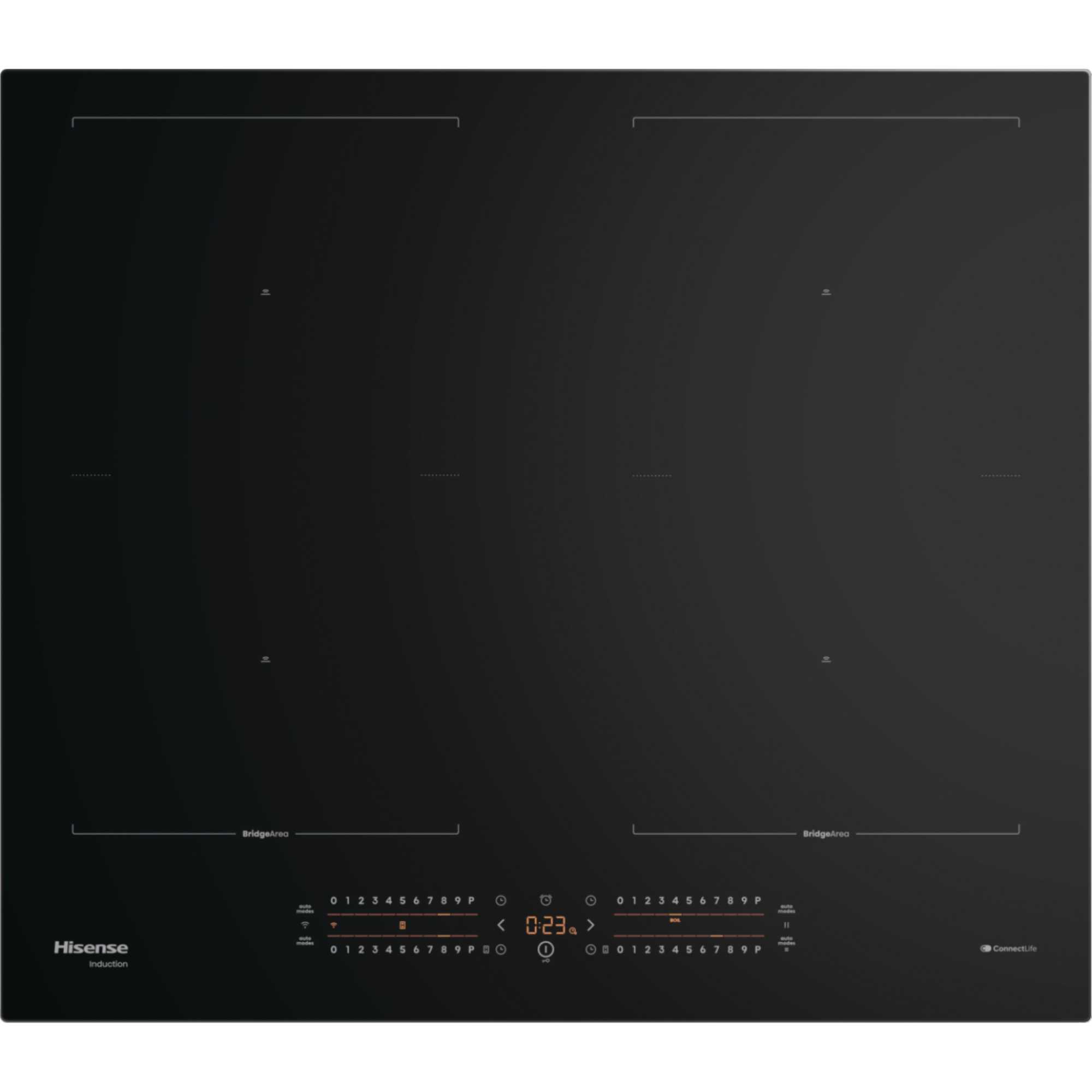 HI6442BSCWF Hi6 60cm 4 Zone Induction Hob - Black