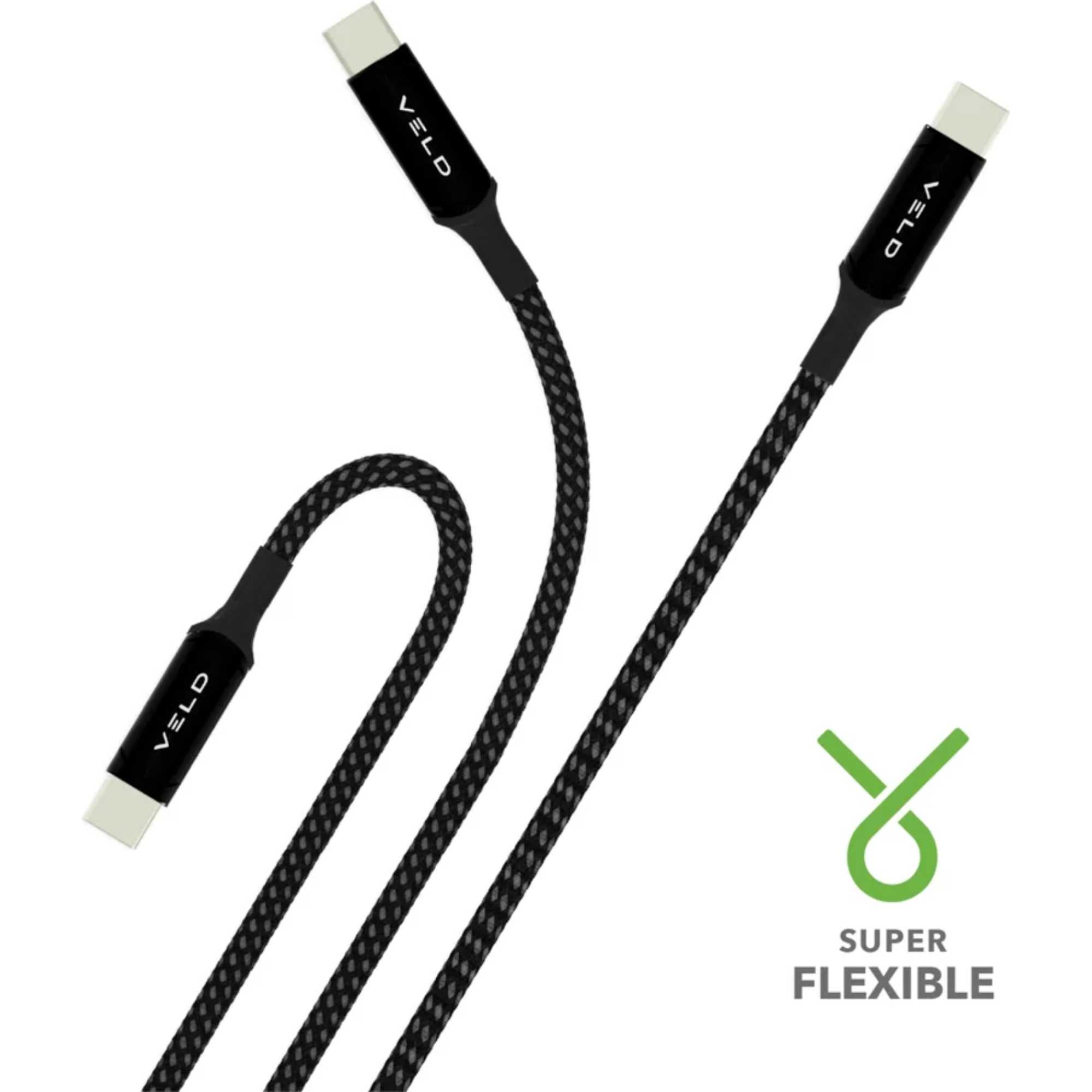 VCC2E 2m 100w Super-Fast USB-C to USB-C Cable with E-Maker