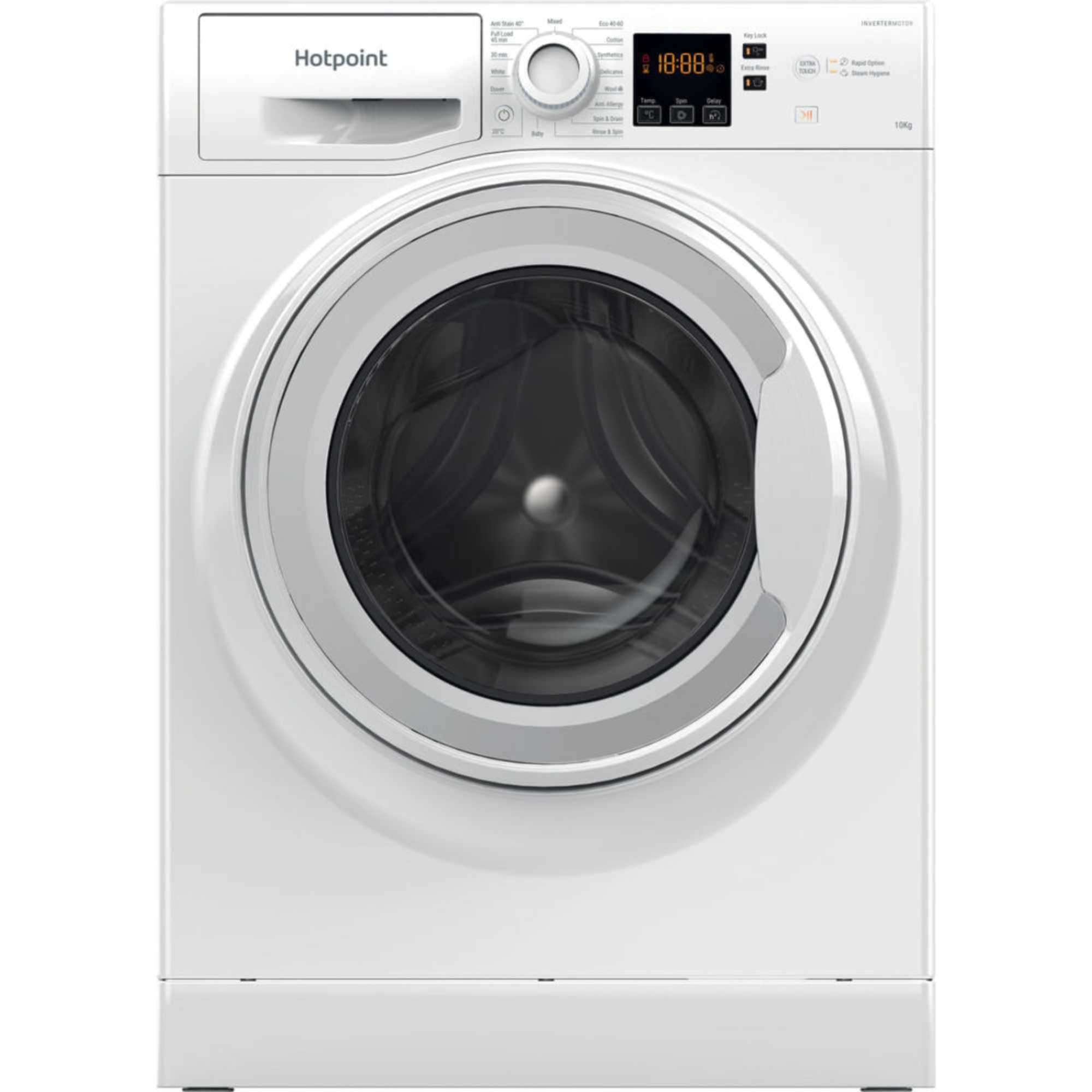Anti-Stain 10kg 1400rpm Washing Machine - NSWM 1046 W UK