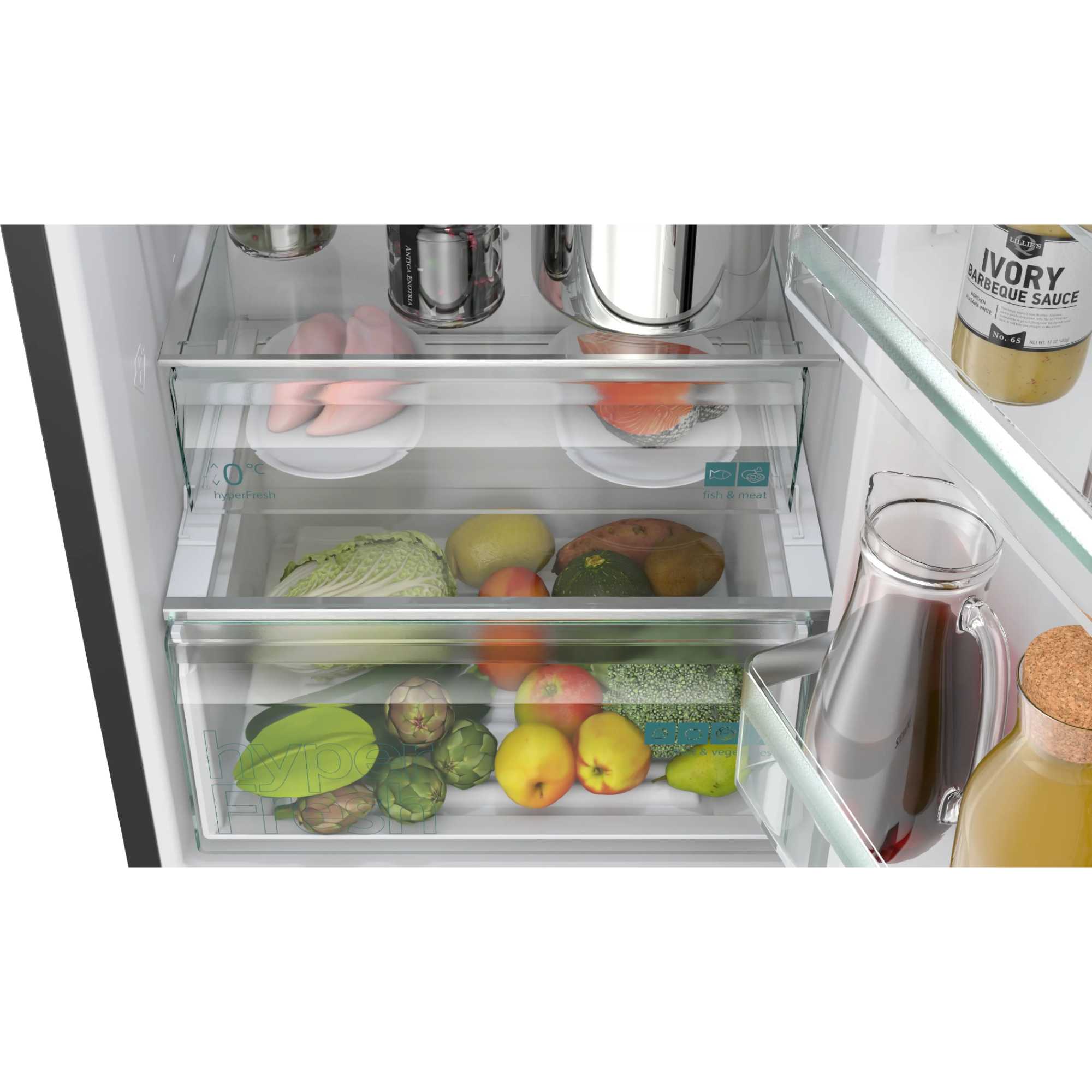 KG39NXXBF 363L Fridge Freezer Total noFrost - Black Steel