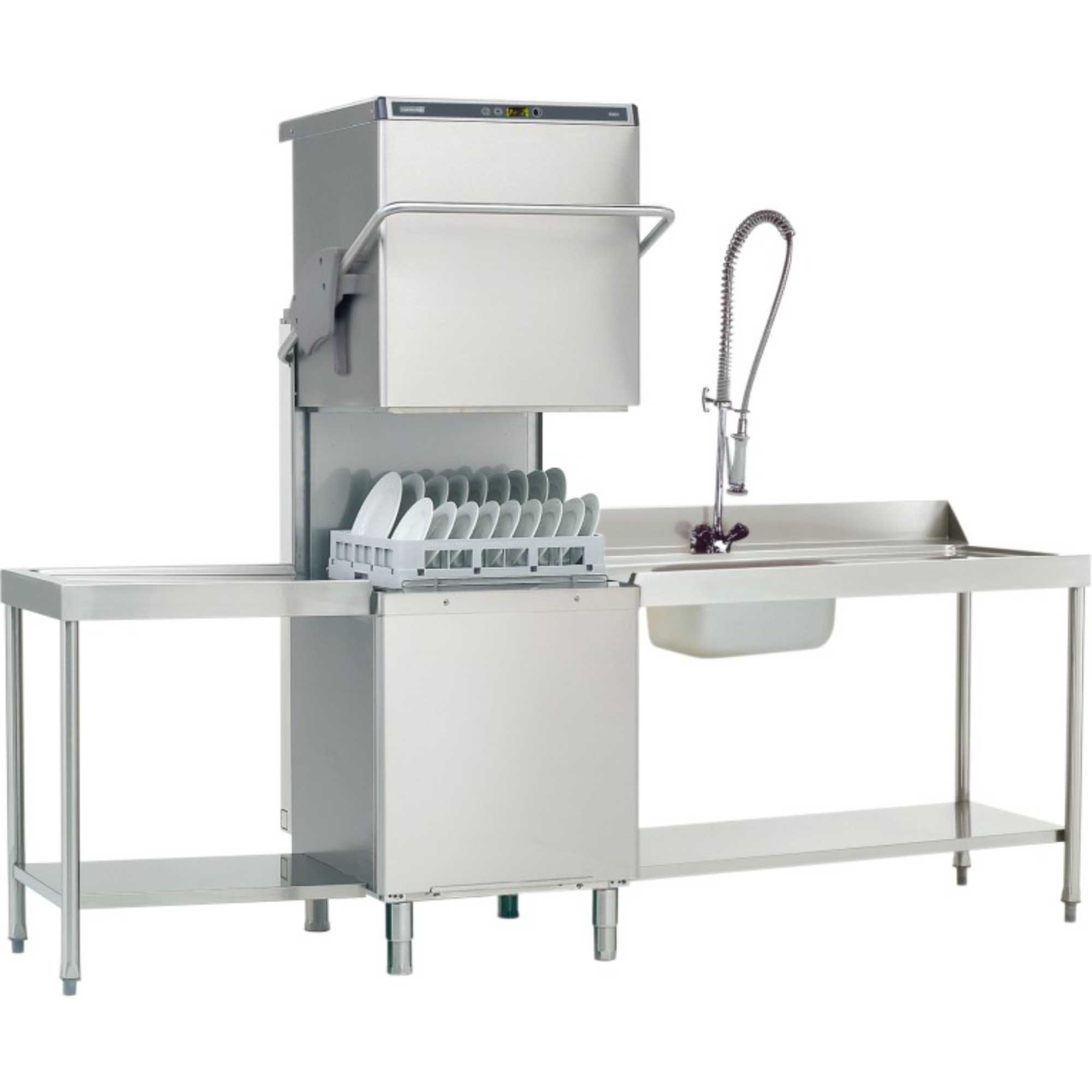 D312 High Powered Pass Through Dishwasher 3-Phase - White