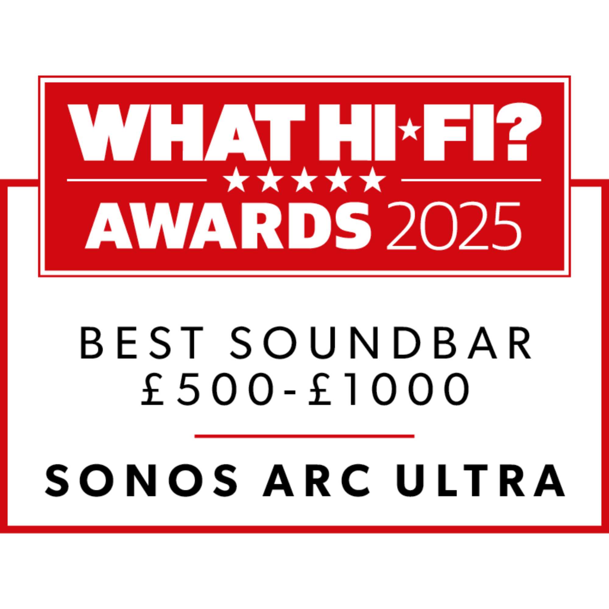 Arc Ultra Premium Bluetooth Soundbar with Sound Motion - Black