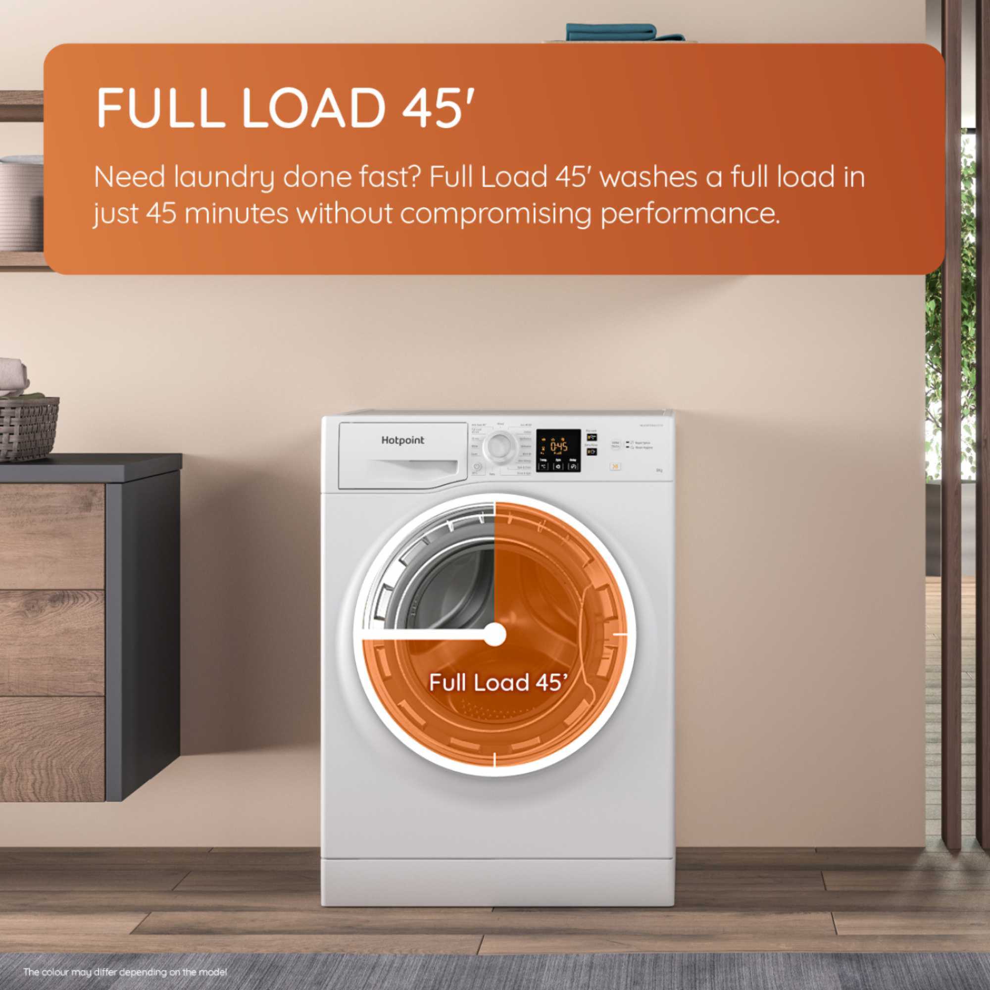 Anti-Stain 10kg 1400rpm Washing Machine - NSWM 1046 W UK