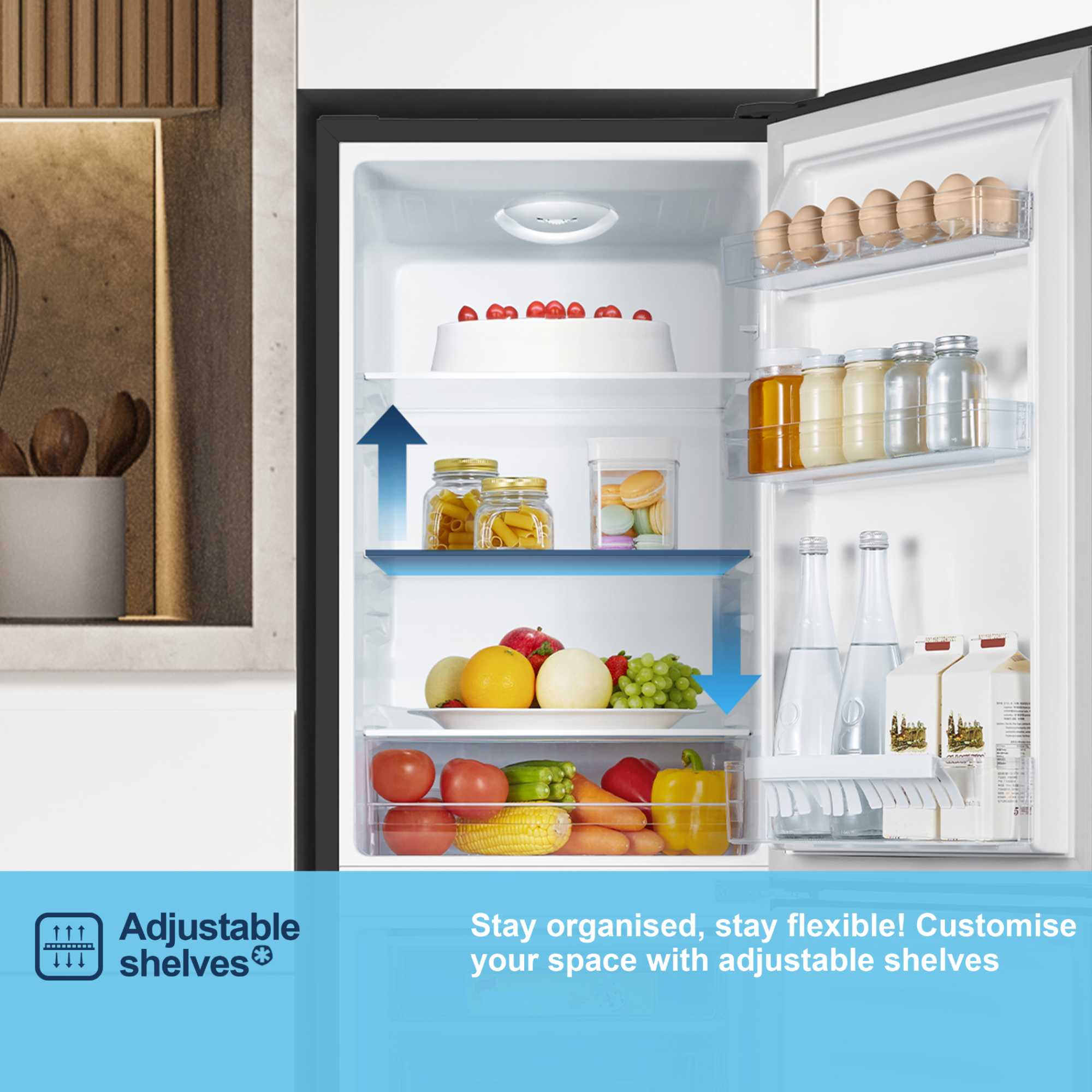 Fridge Freezer 70/30 - Black - MC50165EB