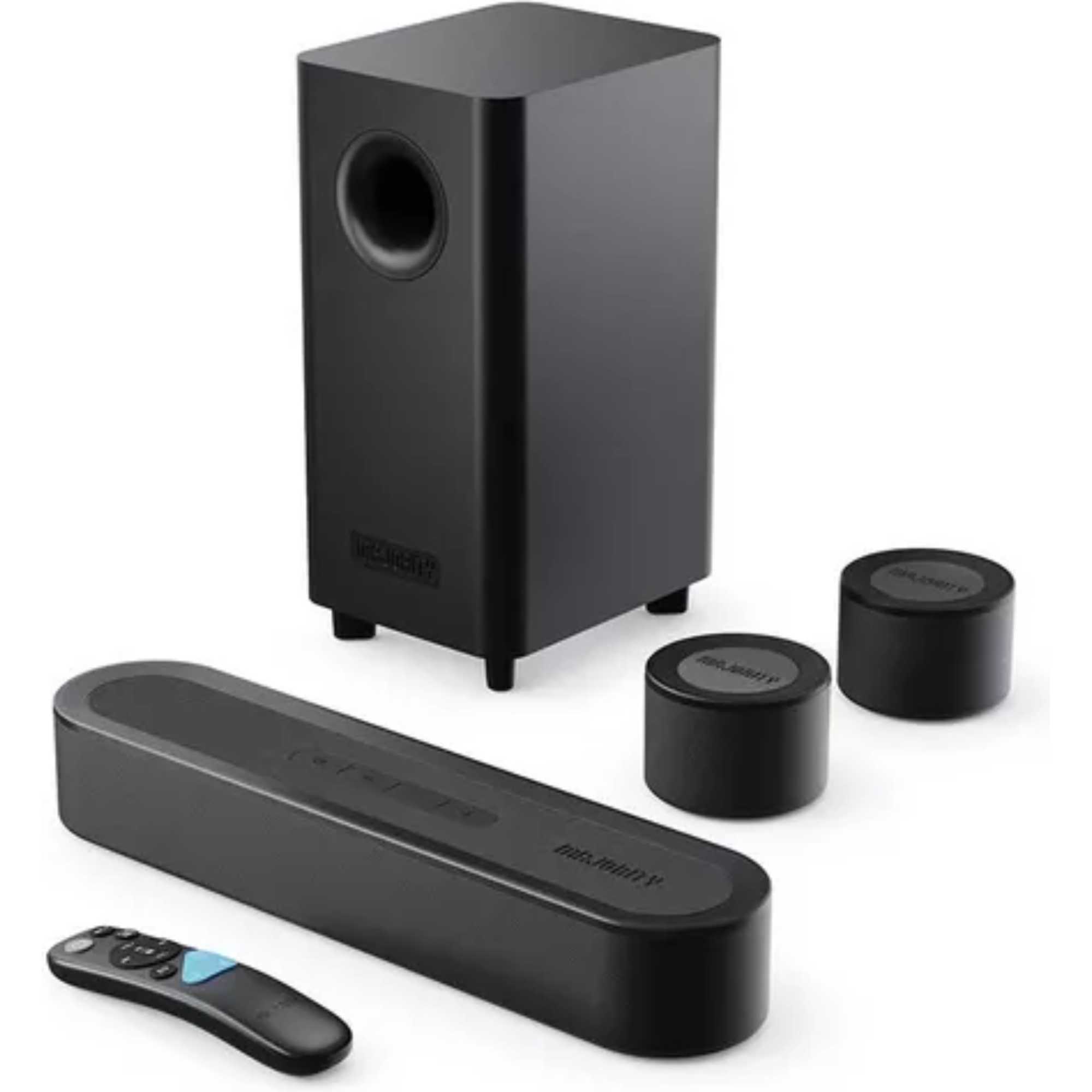 Bowfell Halo 5.1 Atmos Dolby Surround Sound System - Black