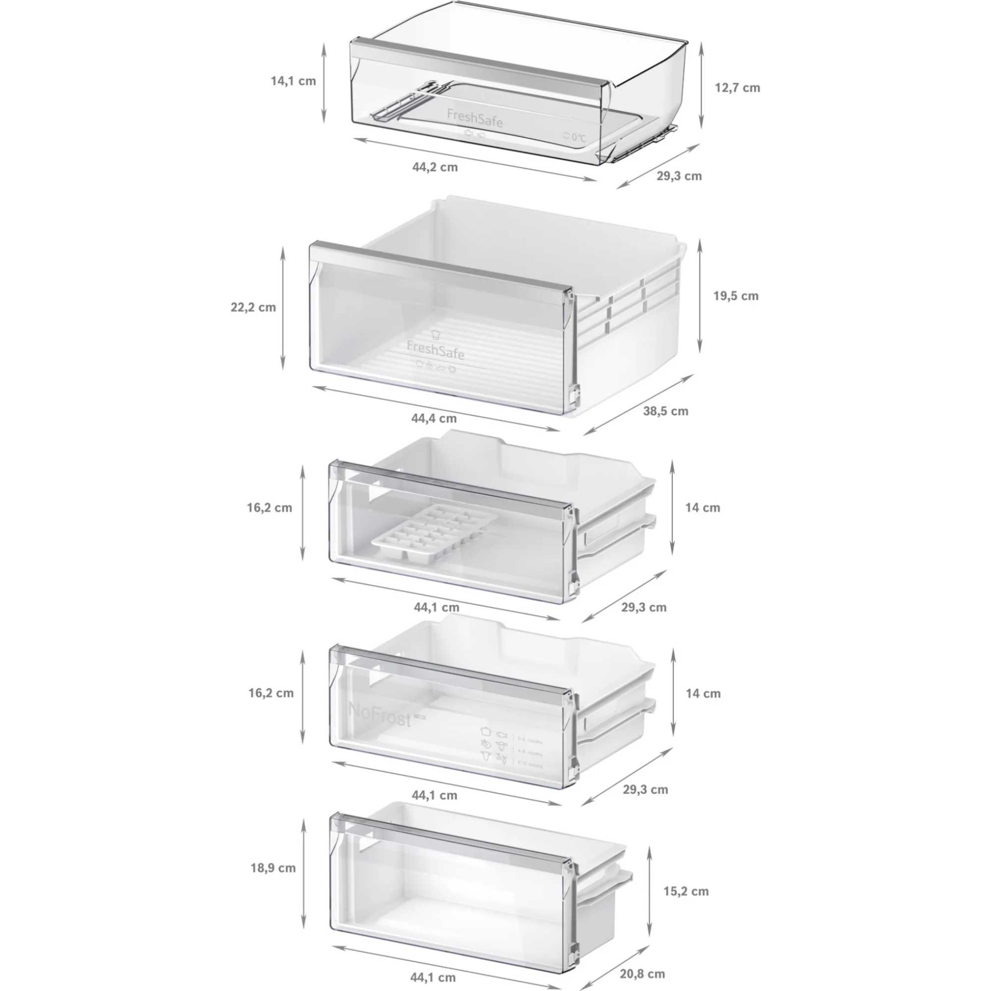 KI7962FD0G 290L Built-in Fridge Freezer