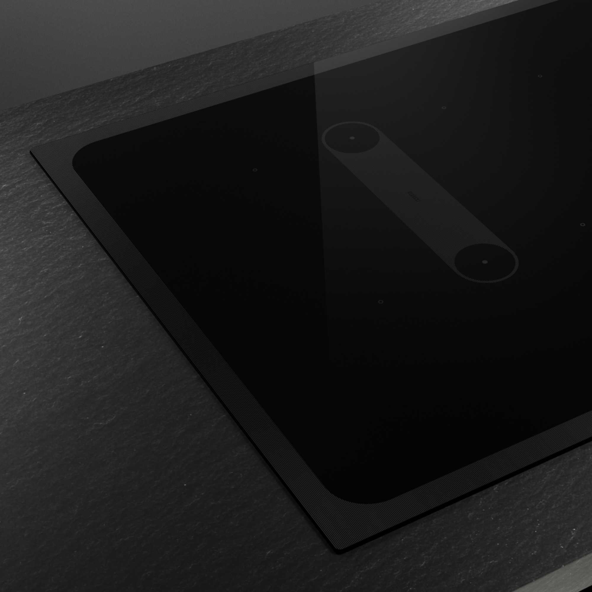 SI2B22741D 75cm Built-In 4 Zone Induction Hob - Black