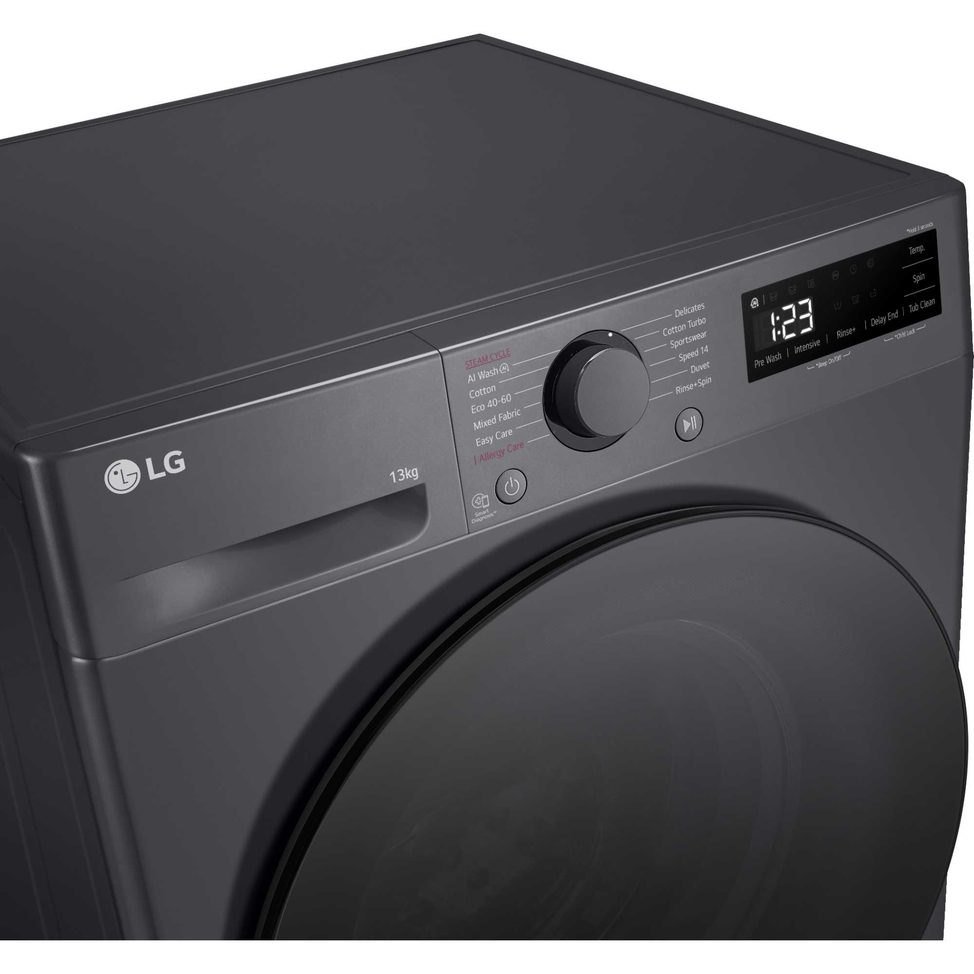 F4Y513GBLN1 13kg 1400rpm Washing Machine - Slate Grey