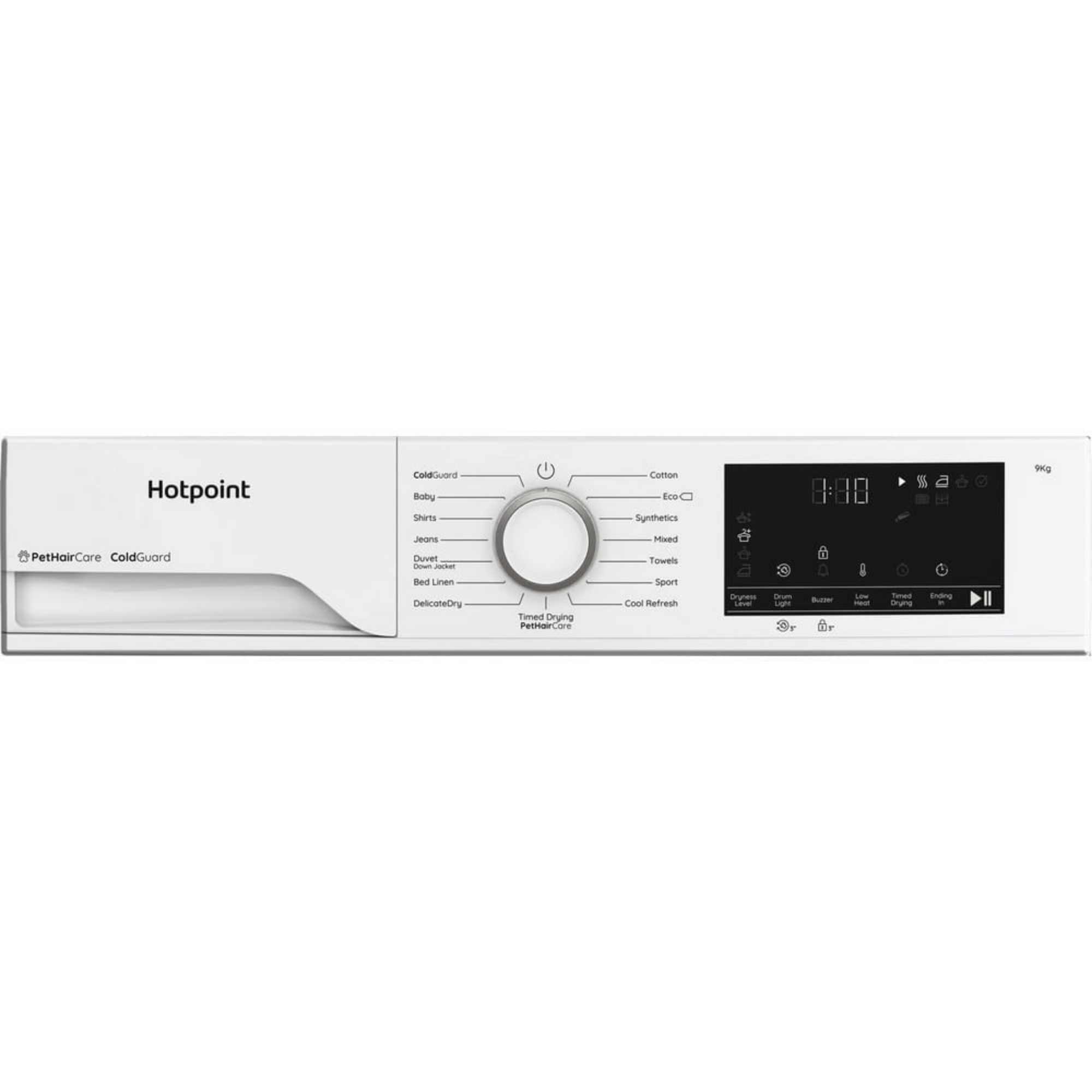 9kg Heat Pump Tumble Dryer - C HD 93M WW UK