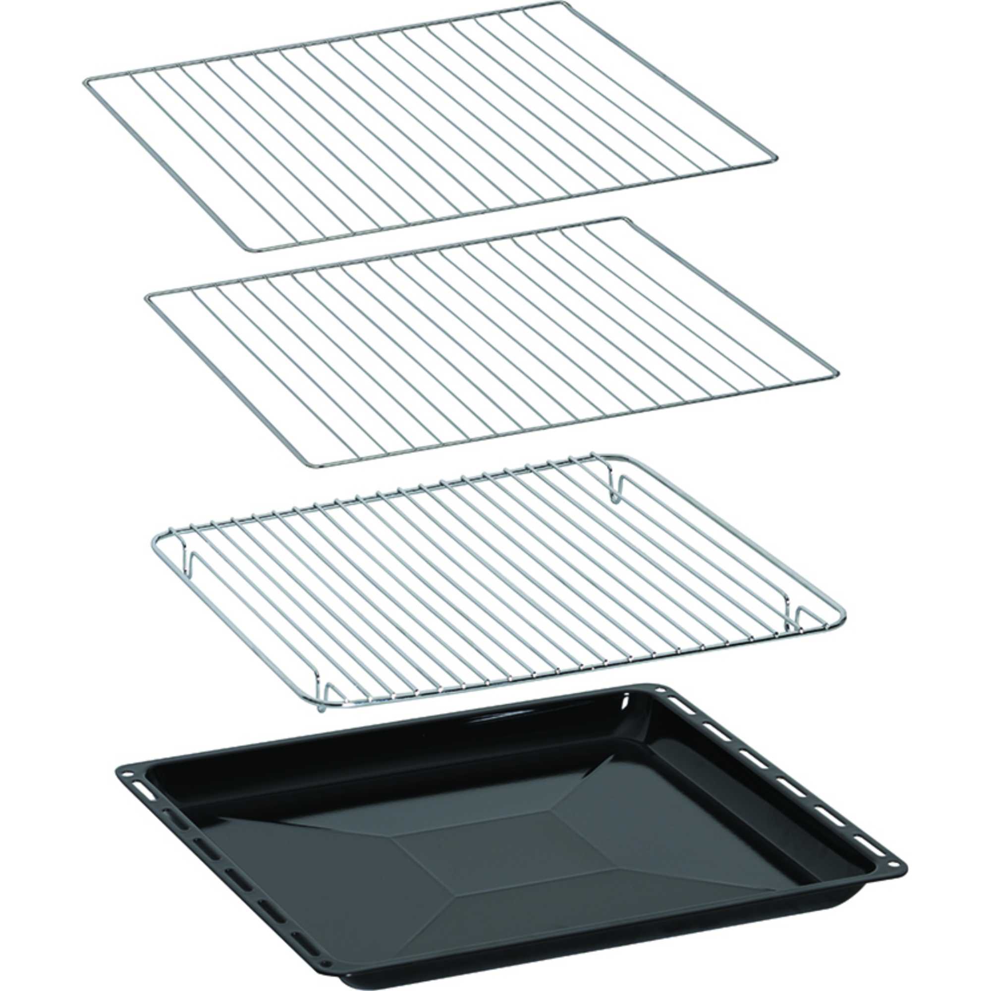 C60CMRCRM 600mm Double Oven with Ceramic Hobs - Cream