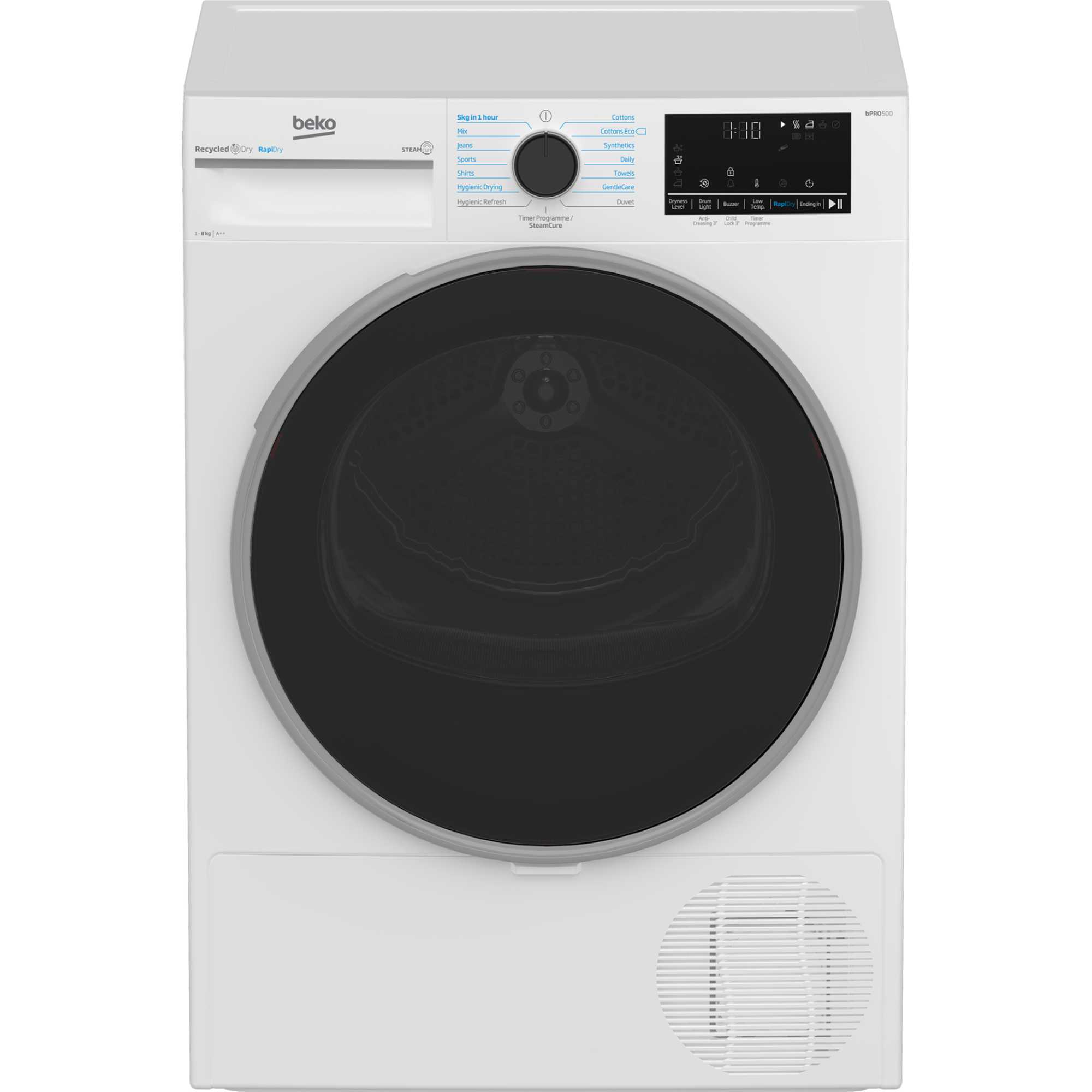 B5T48231RW 8kg Heat Pump Tumble Dryer - White