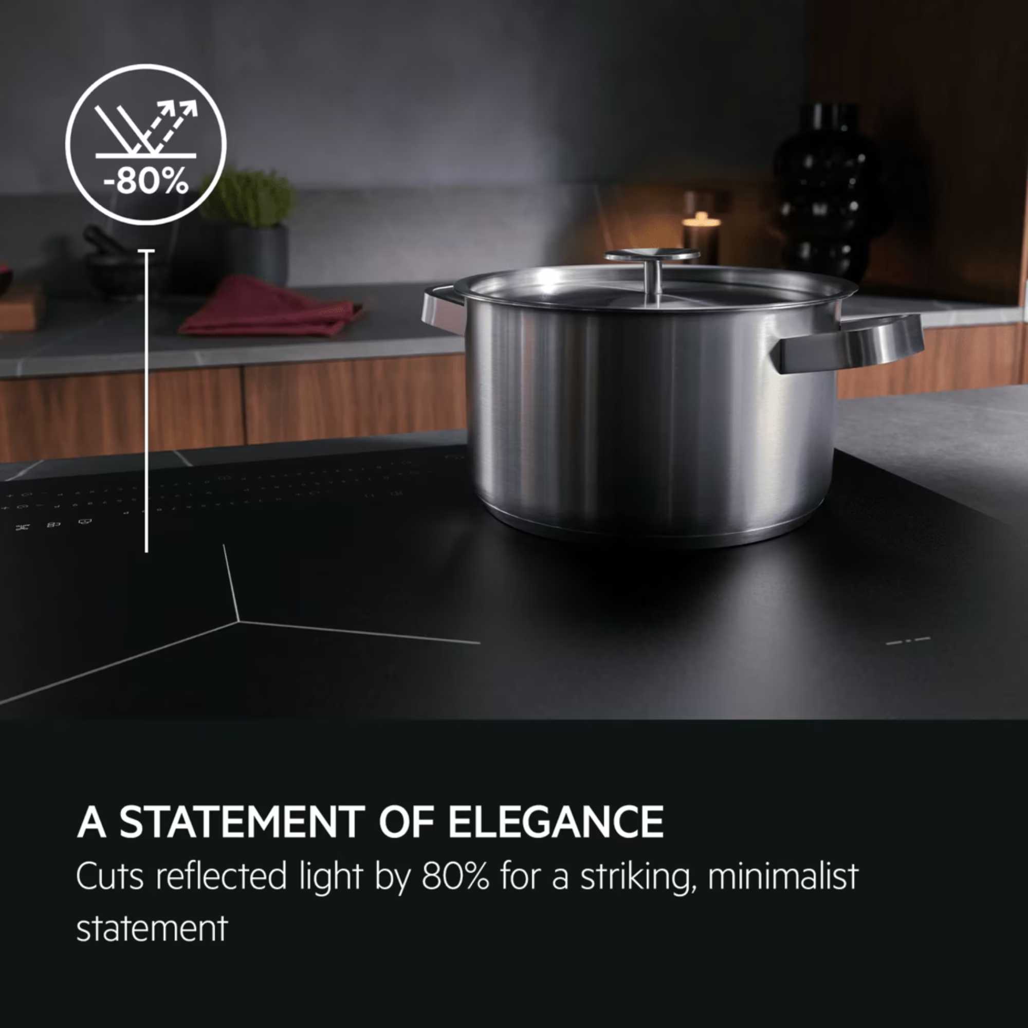 6000 SO64IB0BFZ SaphirMatt Bridge 60cm Induction Hob - Black