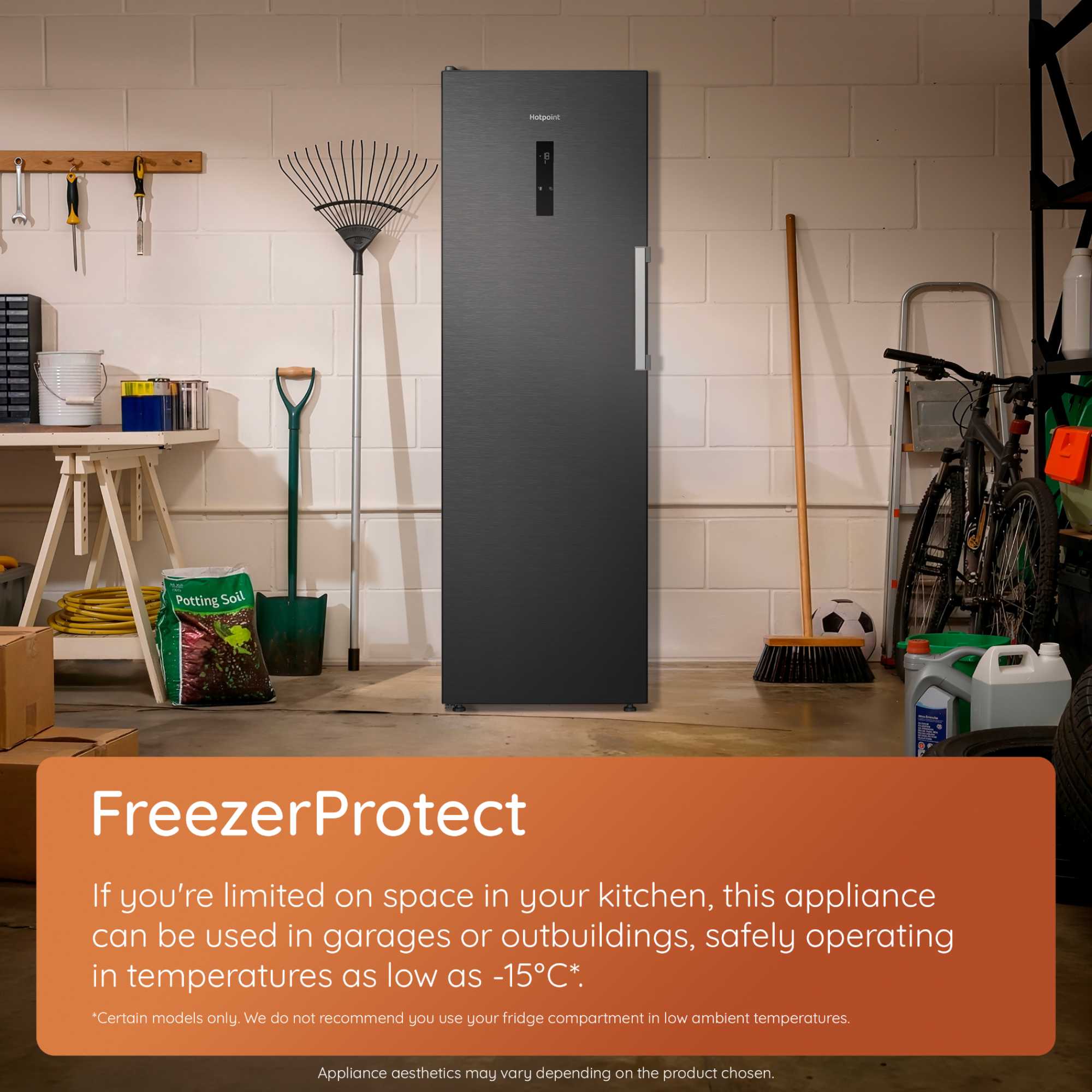 Fridge Freezer 50/50 Total No Frost - Brushed Steel - HPKF3241XP4UK
