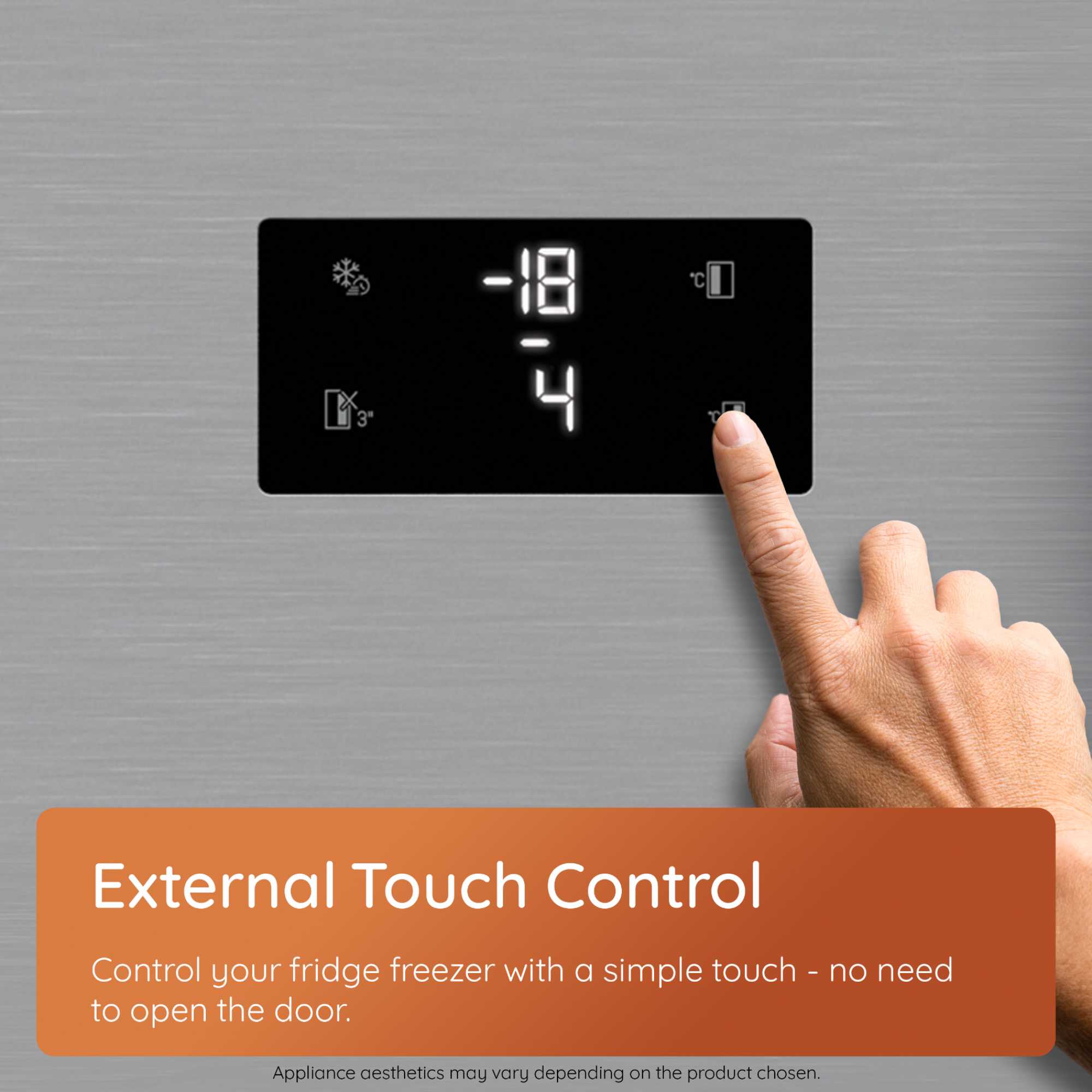 HPMLF 6442 W4UK 365L No Frost Larder Fridge - White