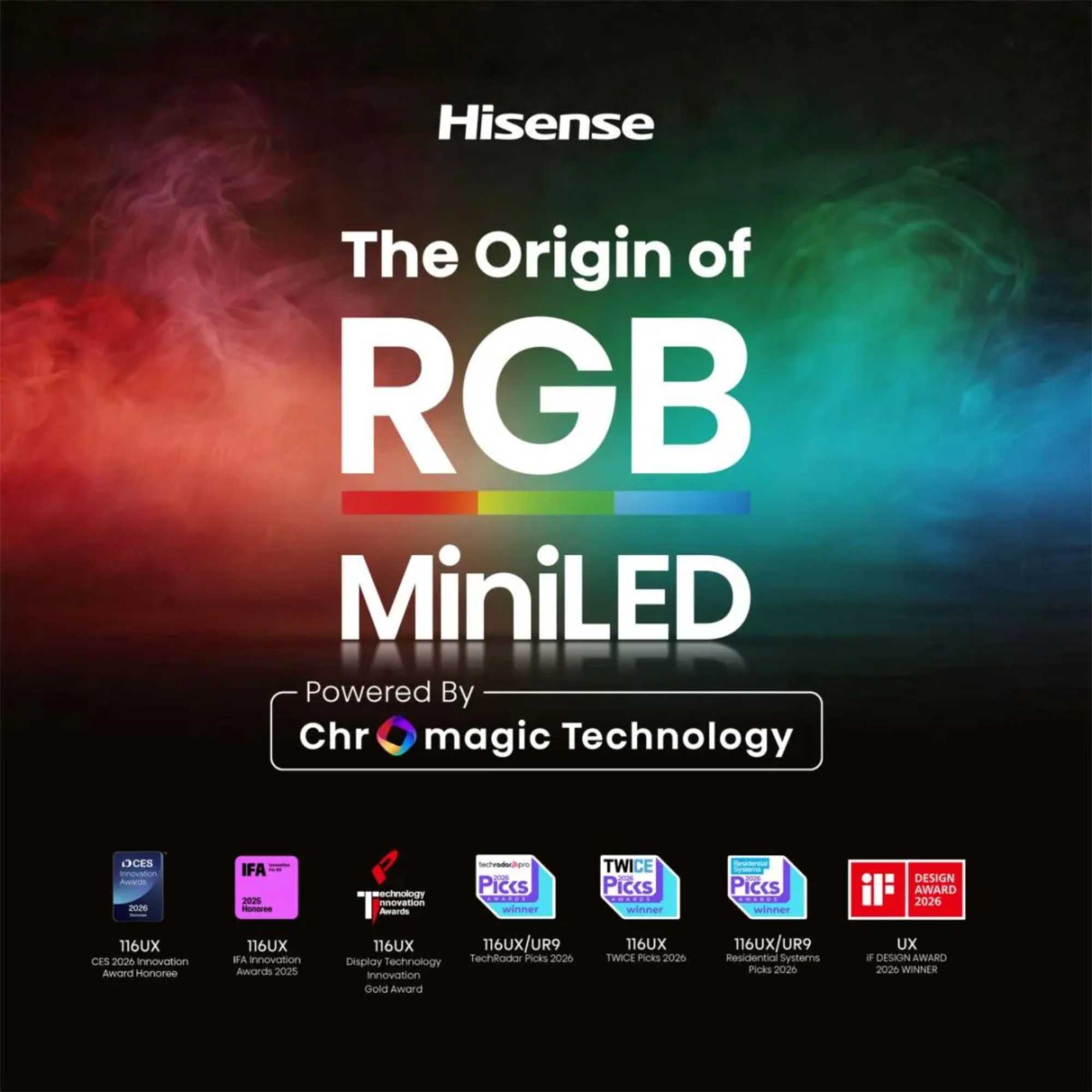 UR8S 85" 4K RGB Mini LED Smart TV - 85UR8STUK