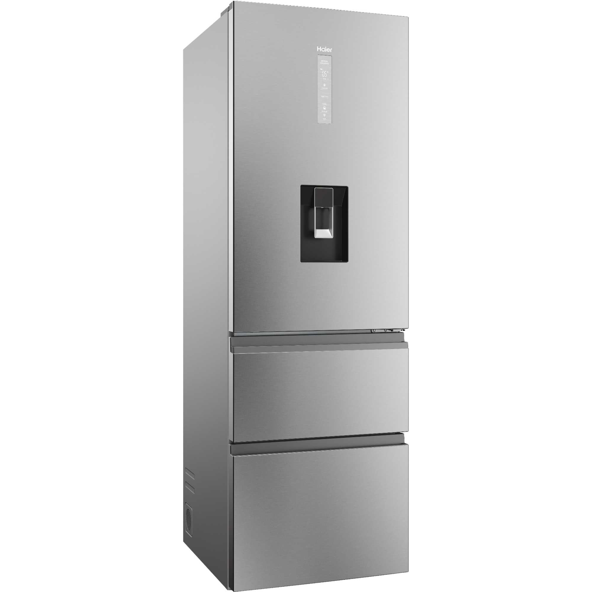 HTW5618DWMG 600mm Total No Frost Fridge Freezer - Stainless Steel