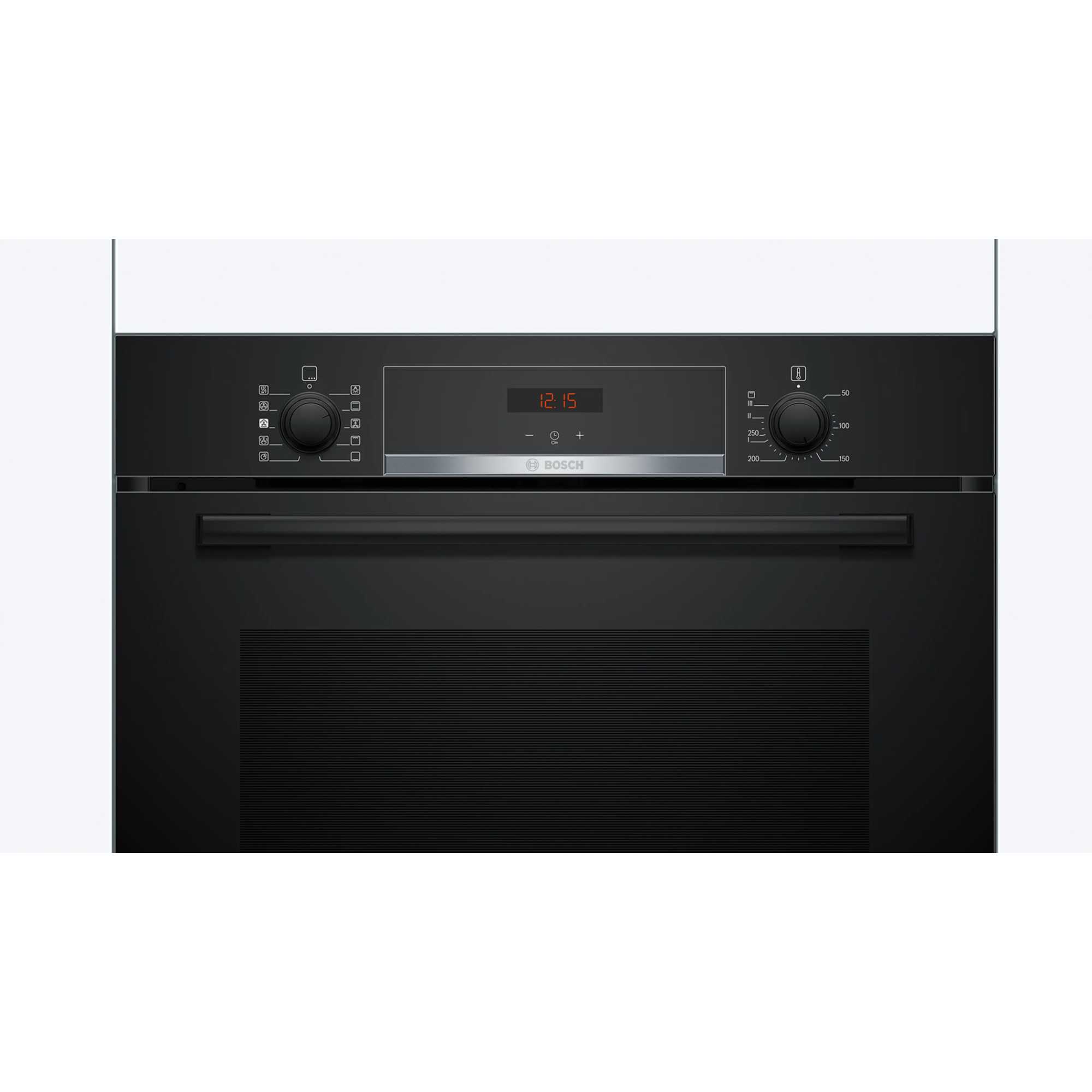Series 4 HQA534BB3B Built-In Single Oven with Steam Function - Black