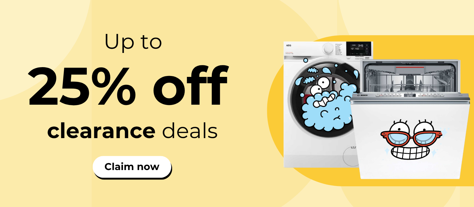 Up to 25% off clearance deals