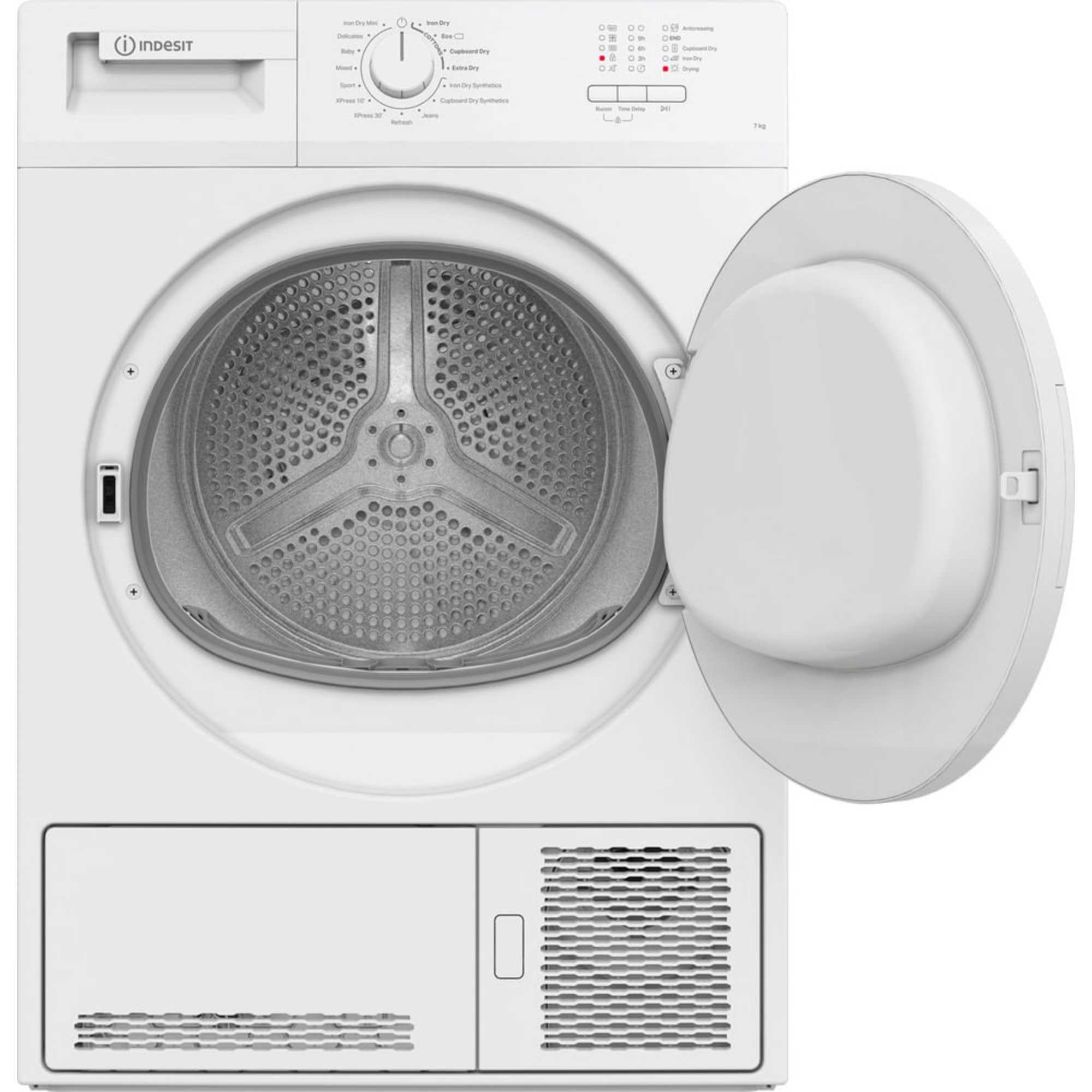 C YD C72 WWGL UK 7kg Sensor Dry Condenser Tumble Dryer - White