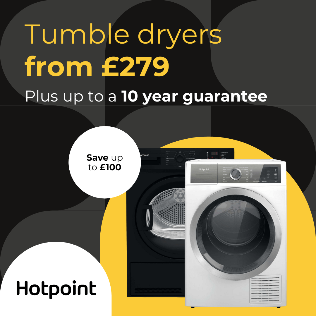 Save on Hotpoint tumble dryers