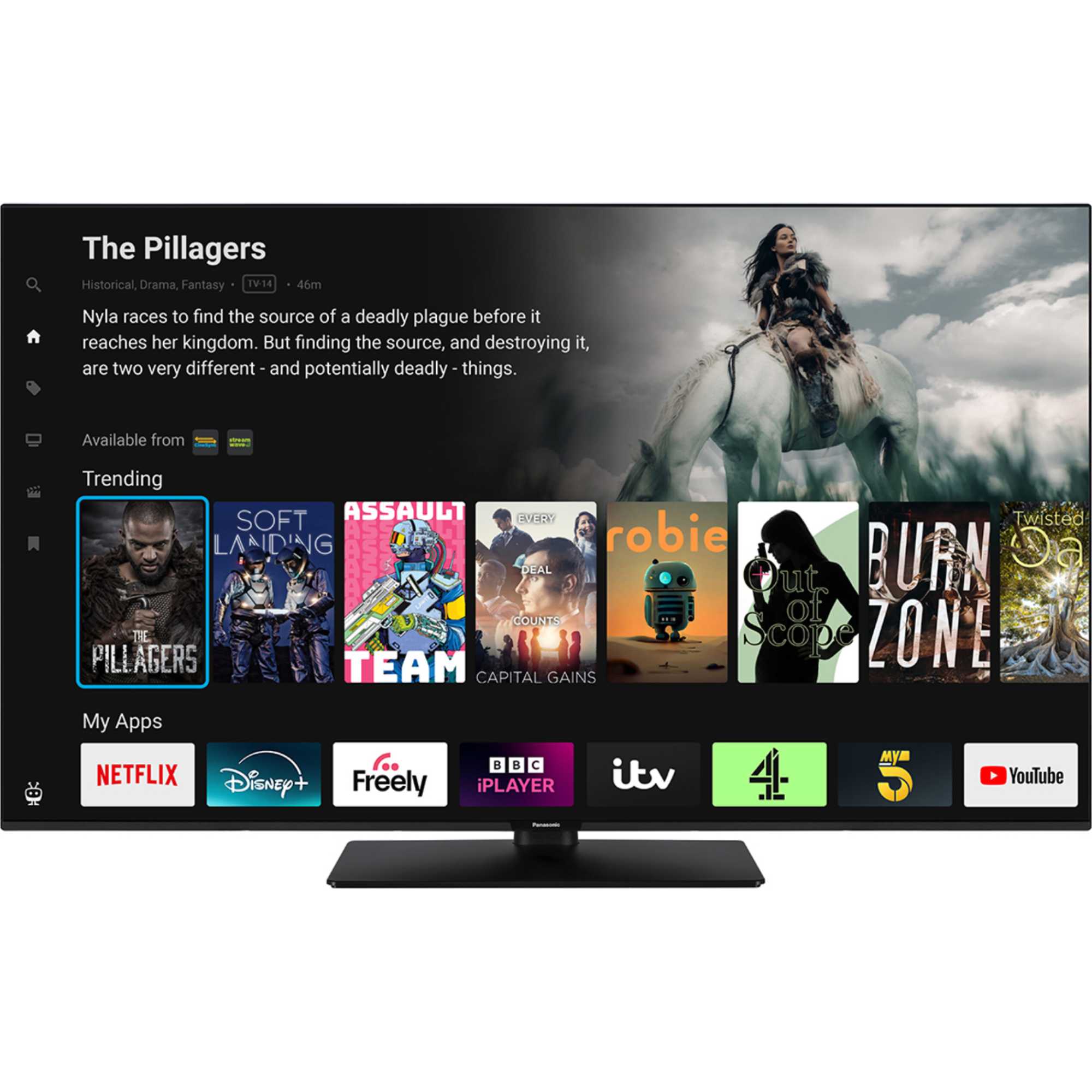 W61AEY 65" 4K Ultra HD LED HDR Smart TV - TB-65W61AEY