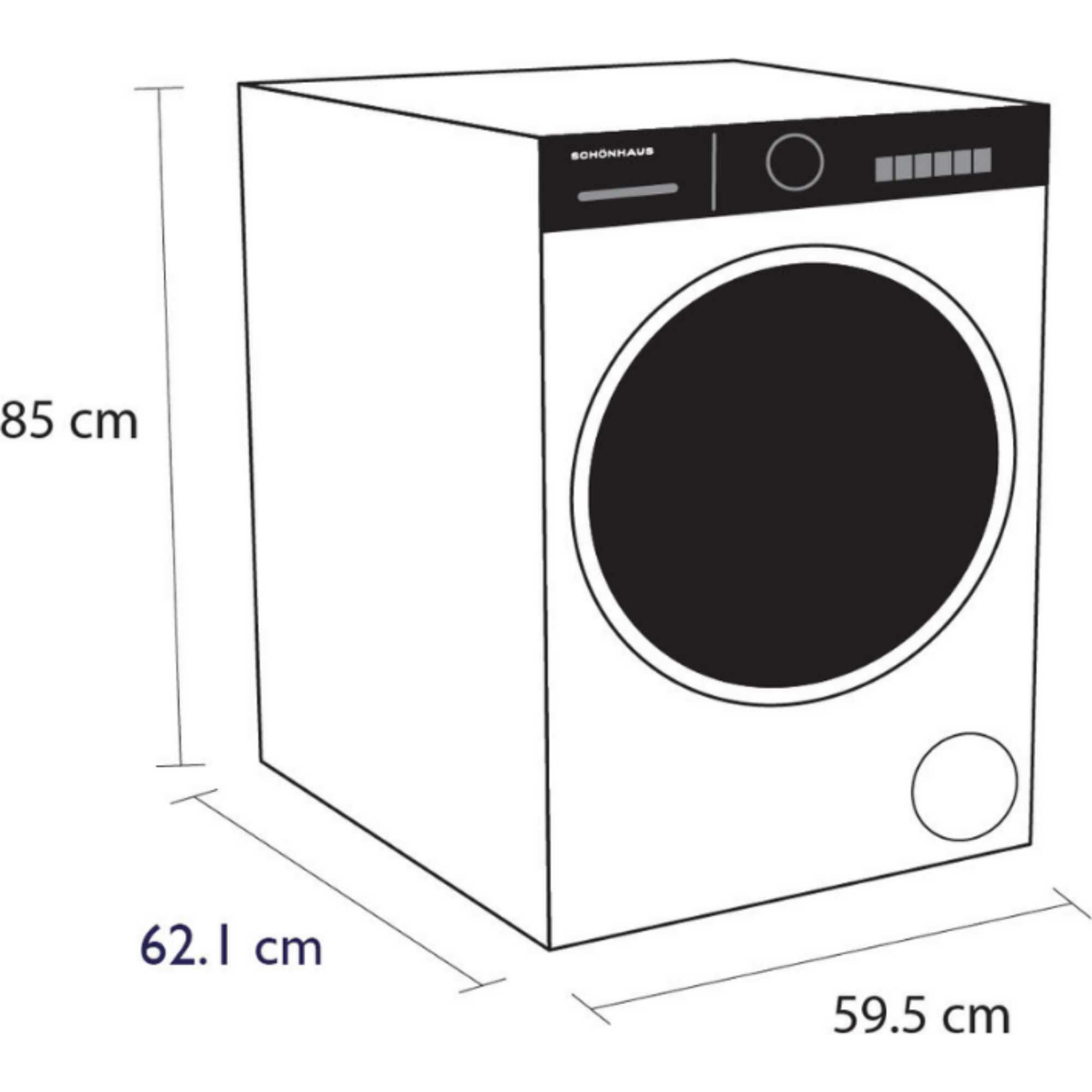 8kg Heat Pump Tumble Dryer - TDSHF018A3W