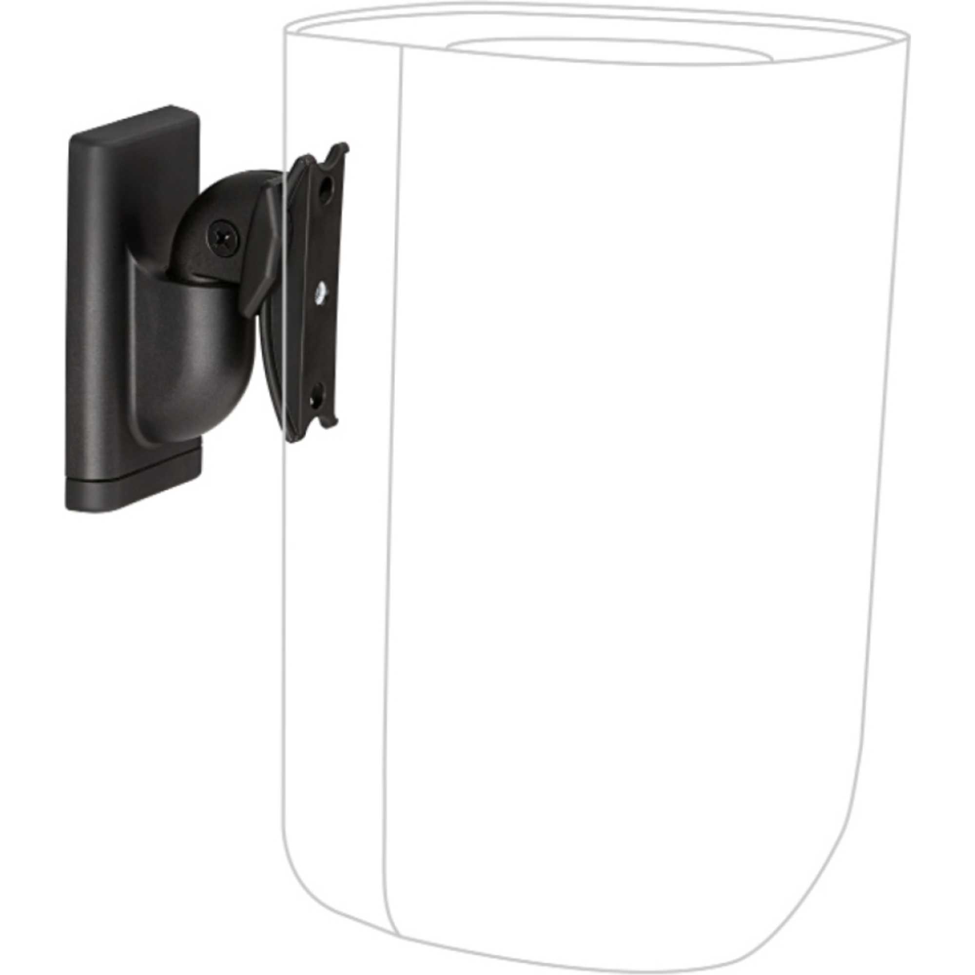 WSWMU2-B2 Speaker Wall Mounts for Bookshelf Speakers up to 4.5kg - Pair