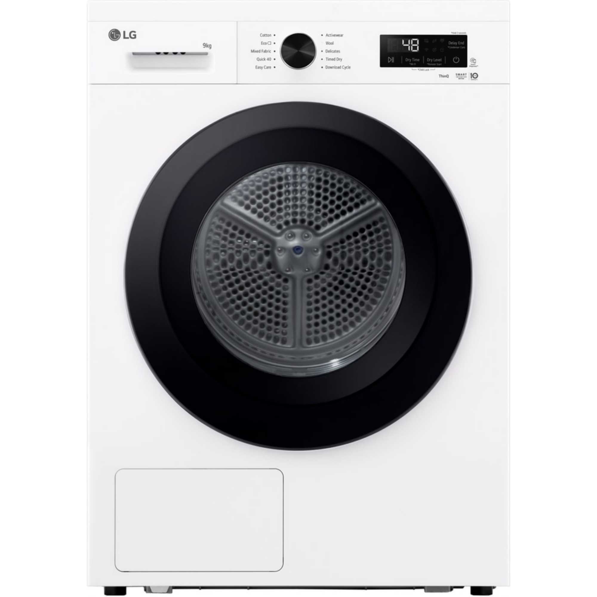 Series 2 ThinQ 9kg Heat Pump Tumble Dryer - RHX1009NWK