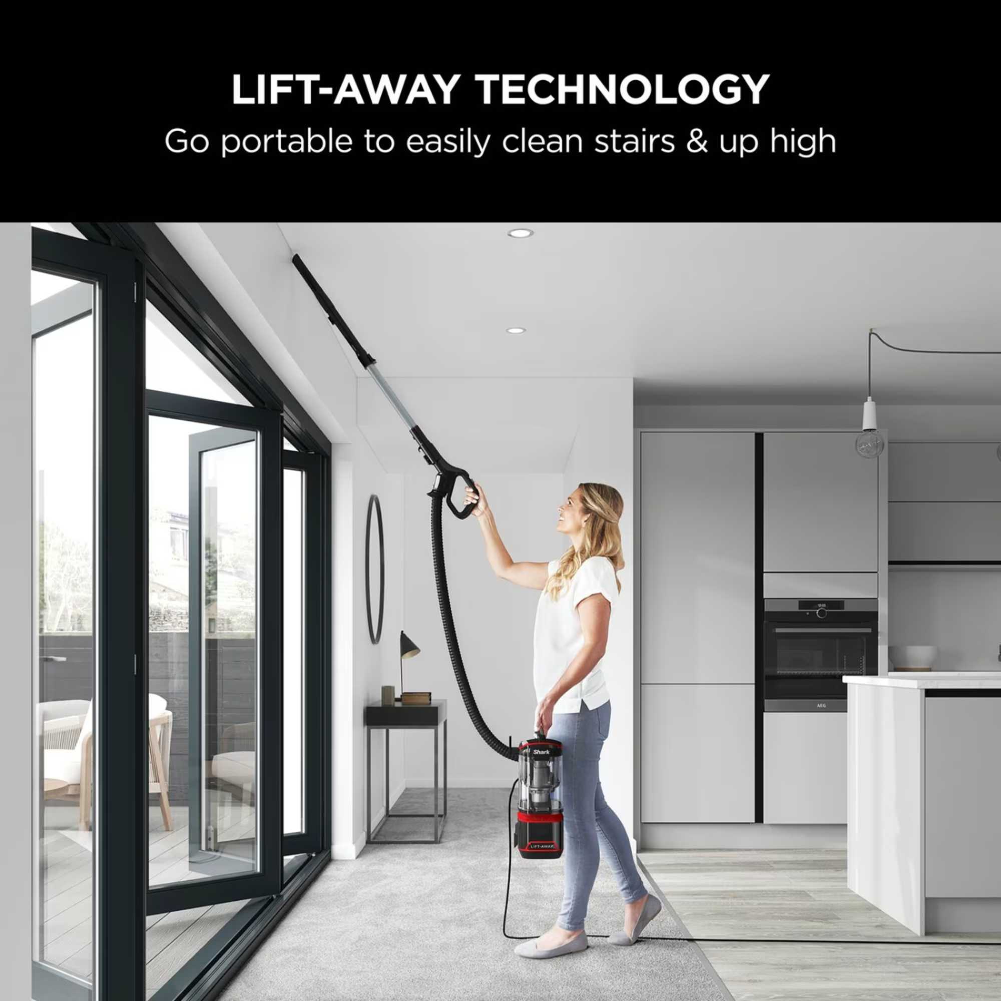 NV602UKT Lift-Away Upright Vacuum Cleaner with True Pet - Red